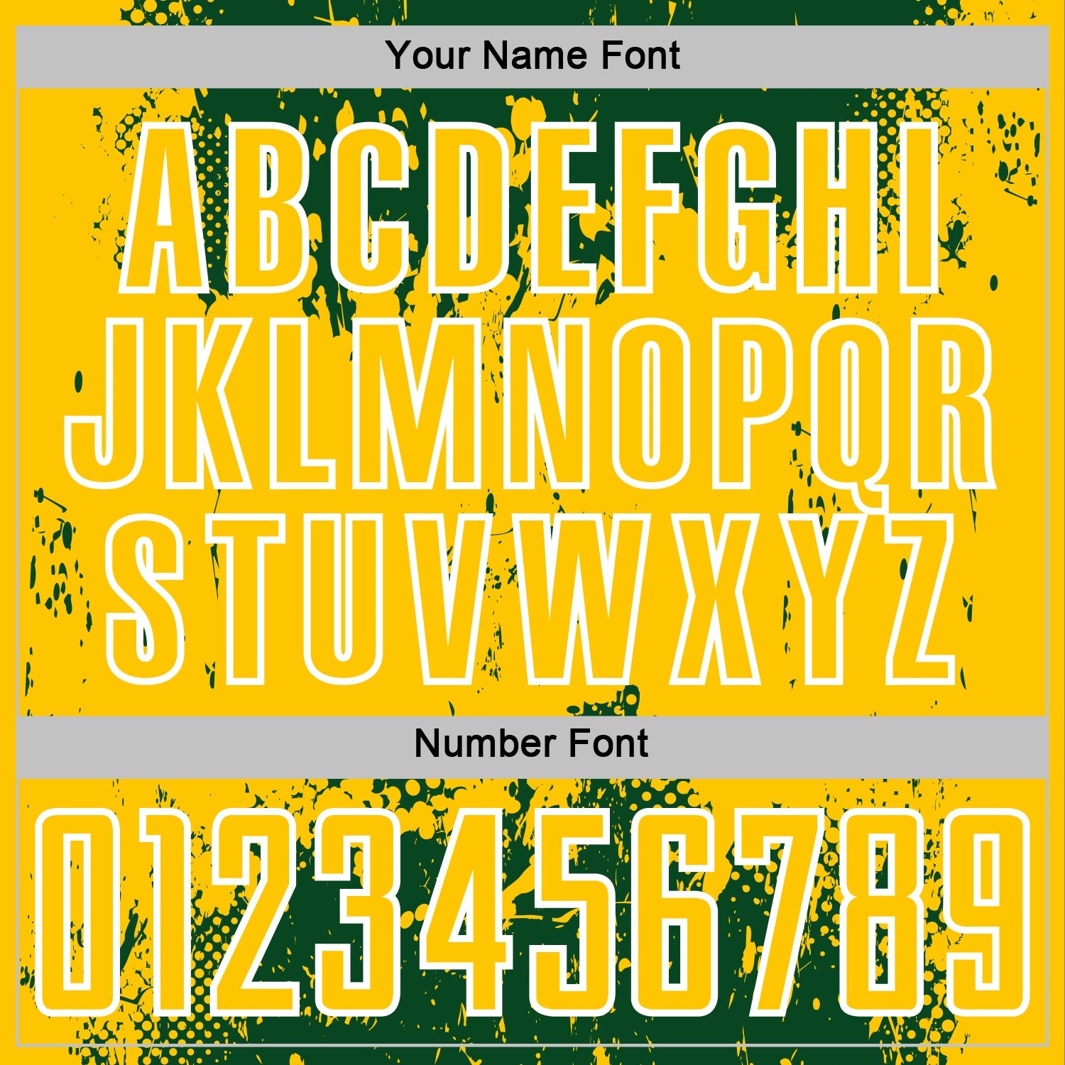 Custom Green Yellow-White Abstract Splatter Grunge Art Sports Sublimation Soccer Uniform Jersey view 6
