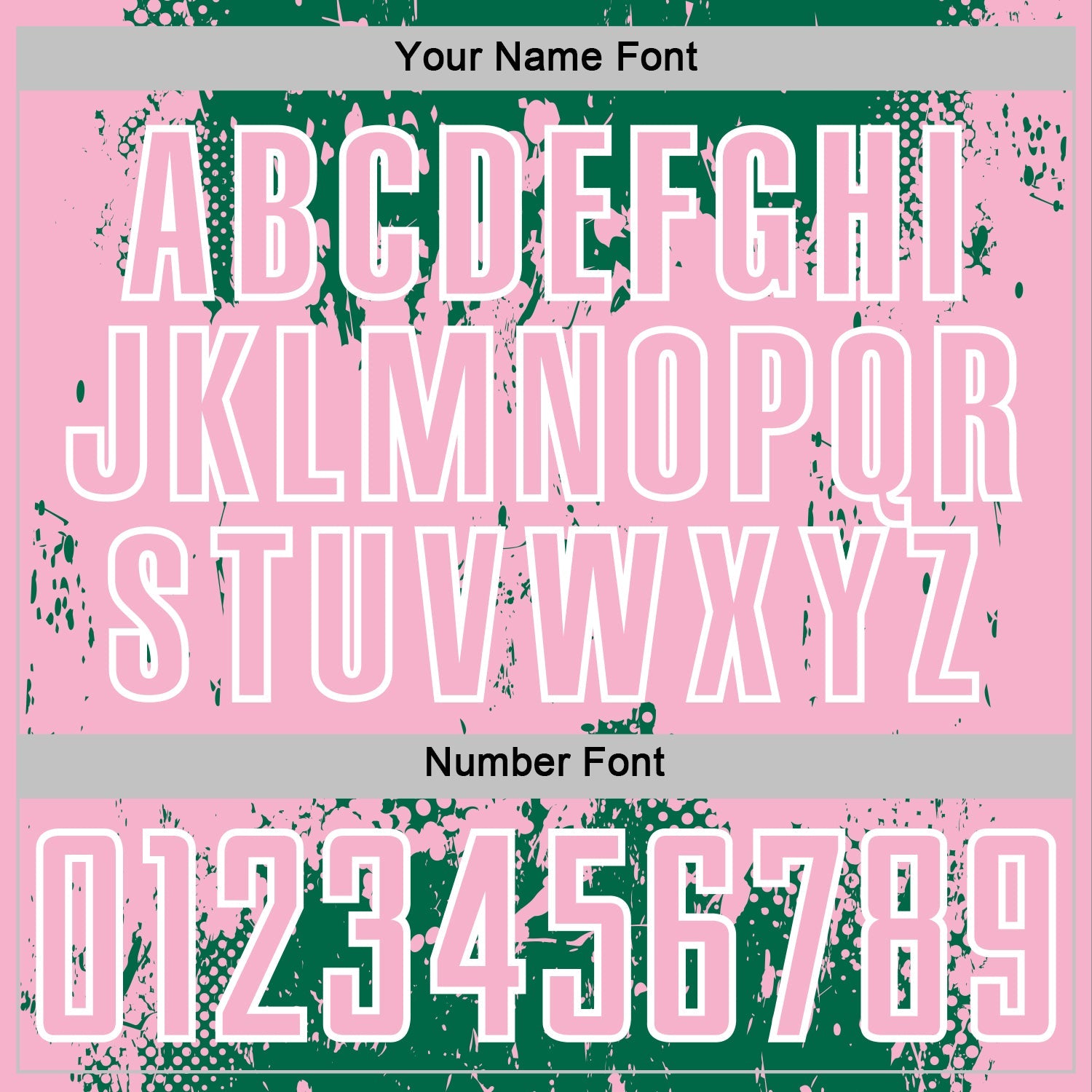 Custom Kelly Green Light Pink-White Abstract Splatter Grunge Art Sports Sublimation Soccer Uniform Jersey view 6