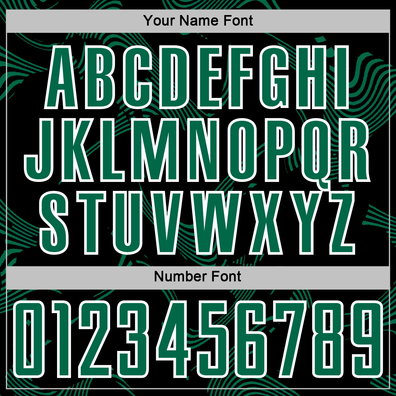 Custom Black Kelly Green-White Curve Lines Sports Sublimation Soccer Uniform Jersey view 6