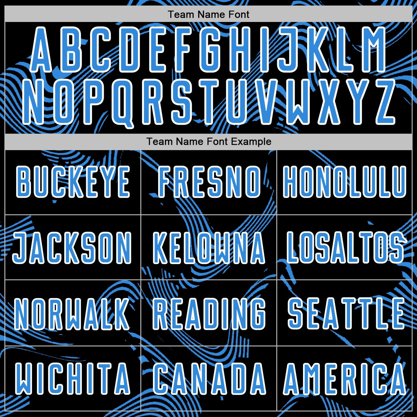 Custom Black Powder Blue-White Curve Lines Sports Sublimation Soccer Uniform Jersey view 5