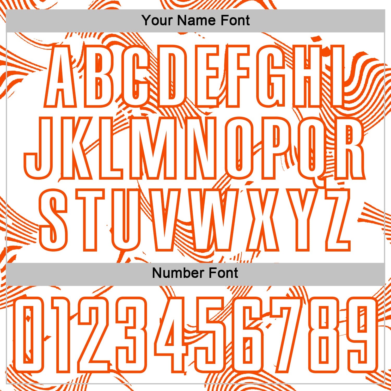 Custom White Orange Curve Lines Sports Sublimation Soccer Uniform Jersey view 6