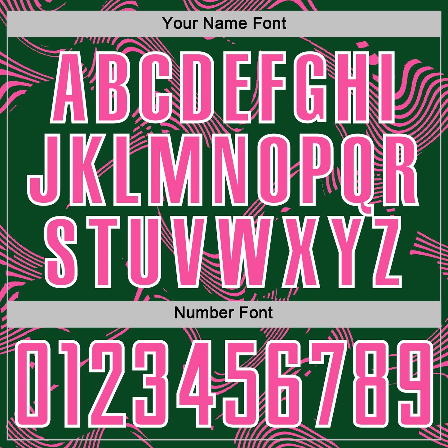 Custom Green Pink-White Curve Lines Sports Sublimation Soccer Uniform Jersey view 6