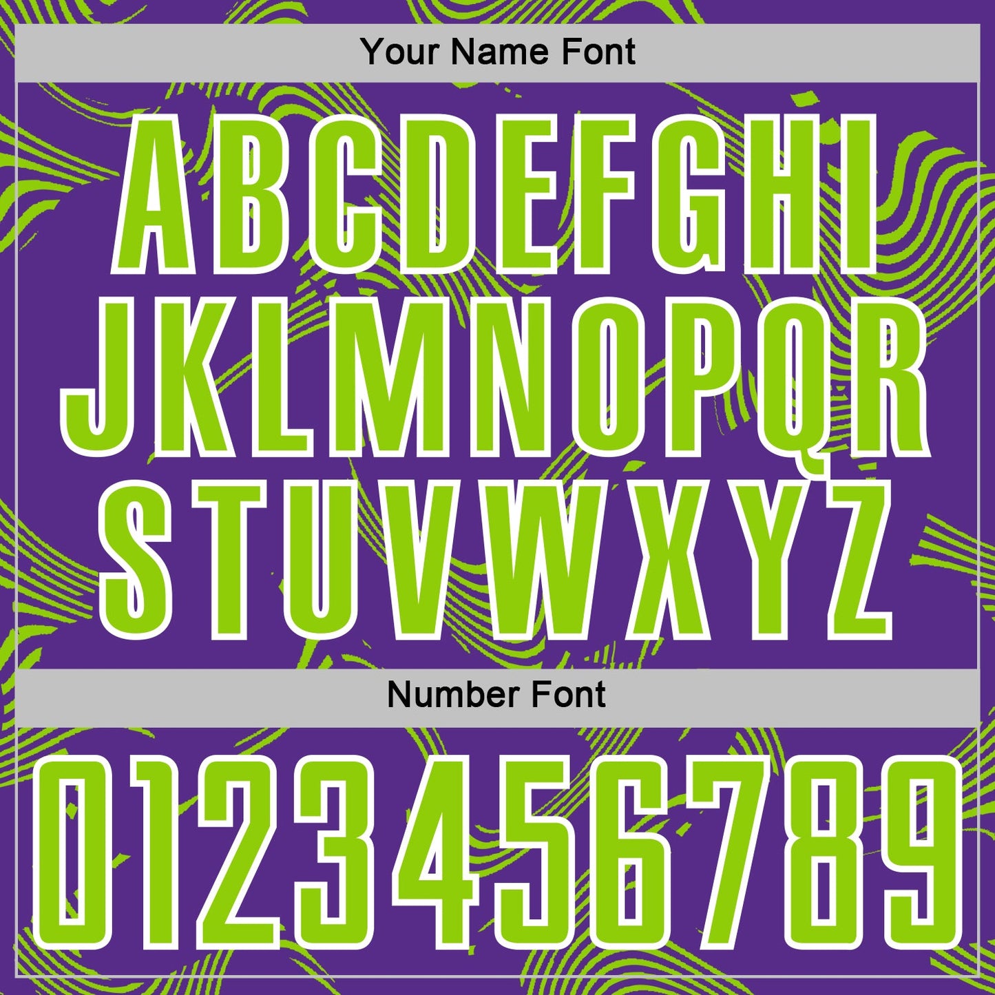 Custom Purple Neon Green-White Curve Lines Sports Sublimation Soccer Uniform Jersey view 6