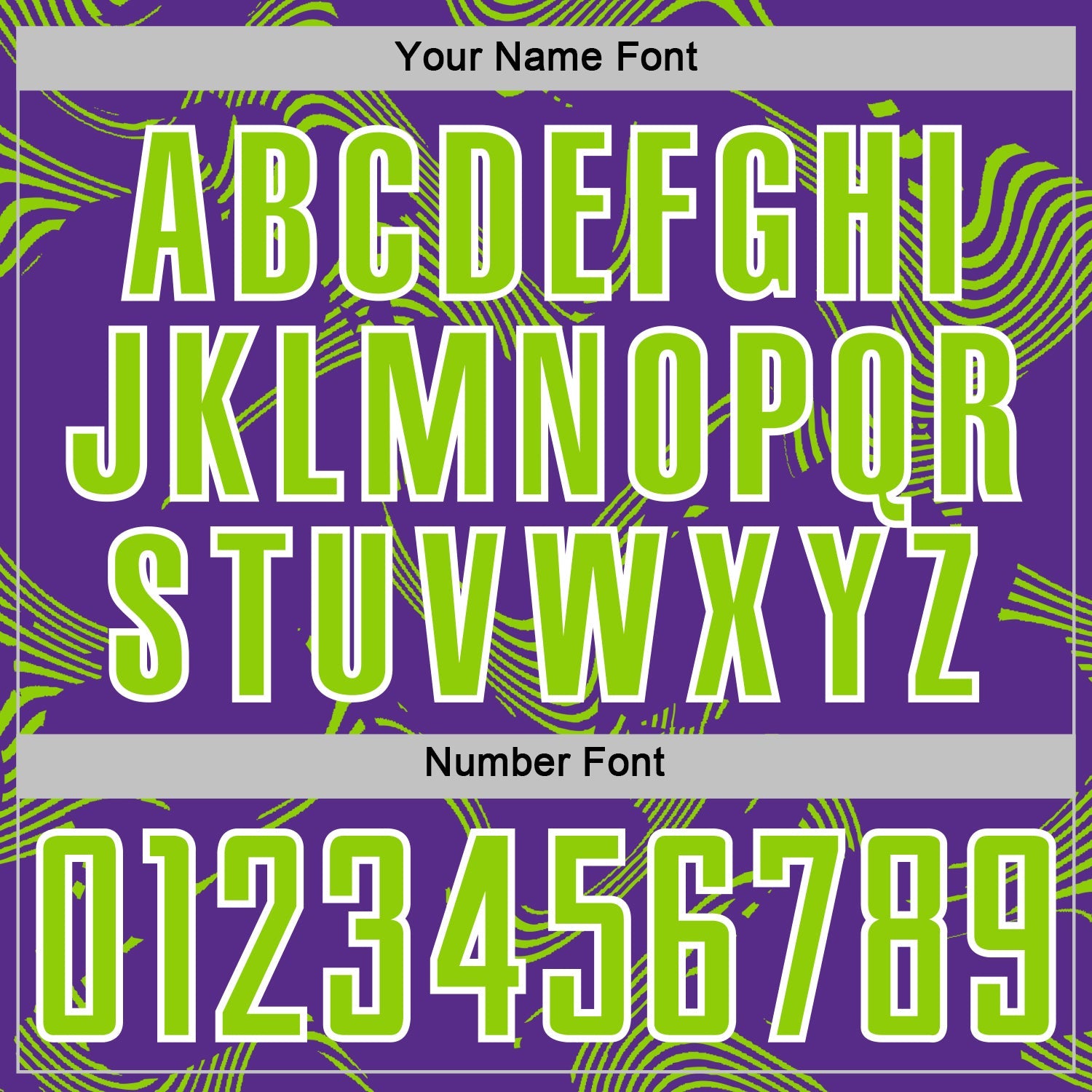 Custom Purple Neon Green-White Curve Lines Sports Sublimation Soccer Uniform Jersey view 6