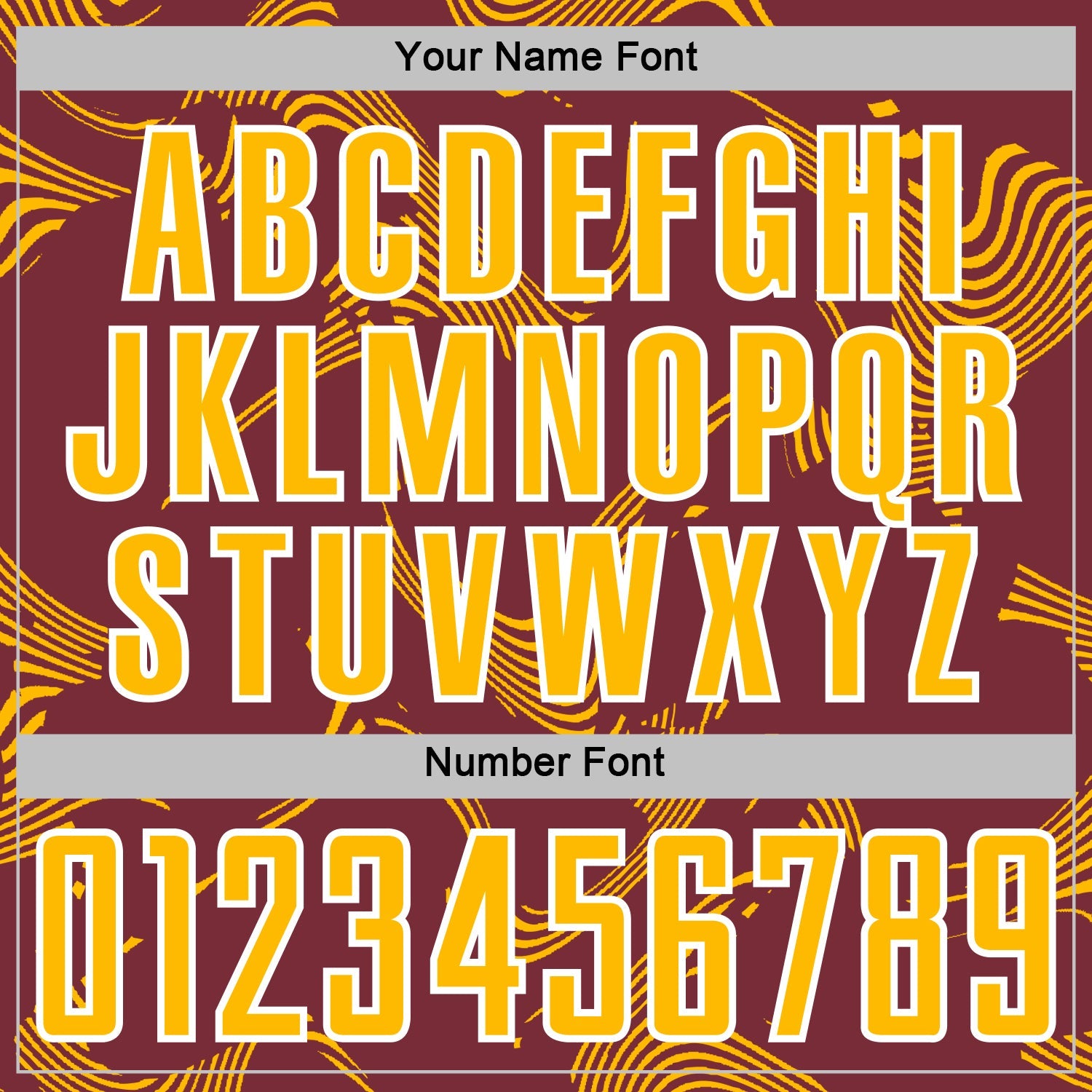 Custom Burgundy Gold-White Curve Lines Sports Sublimation Soccer Uniform Jersey view 6