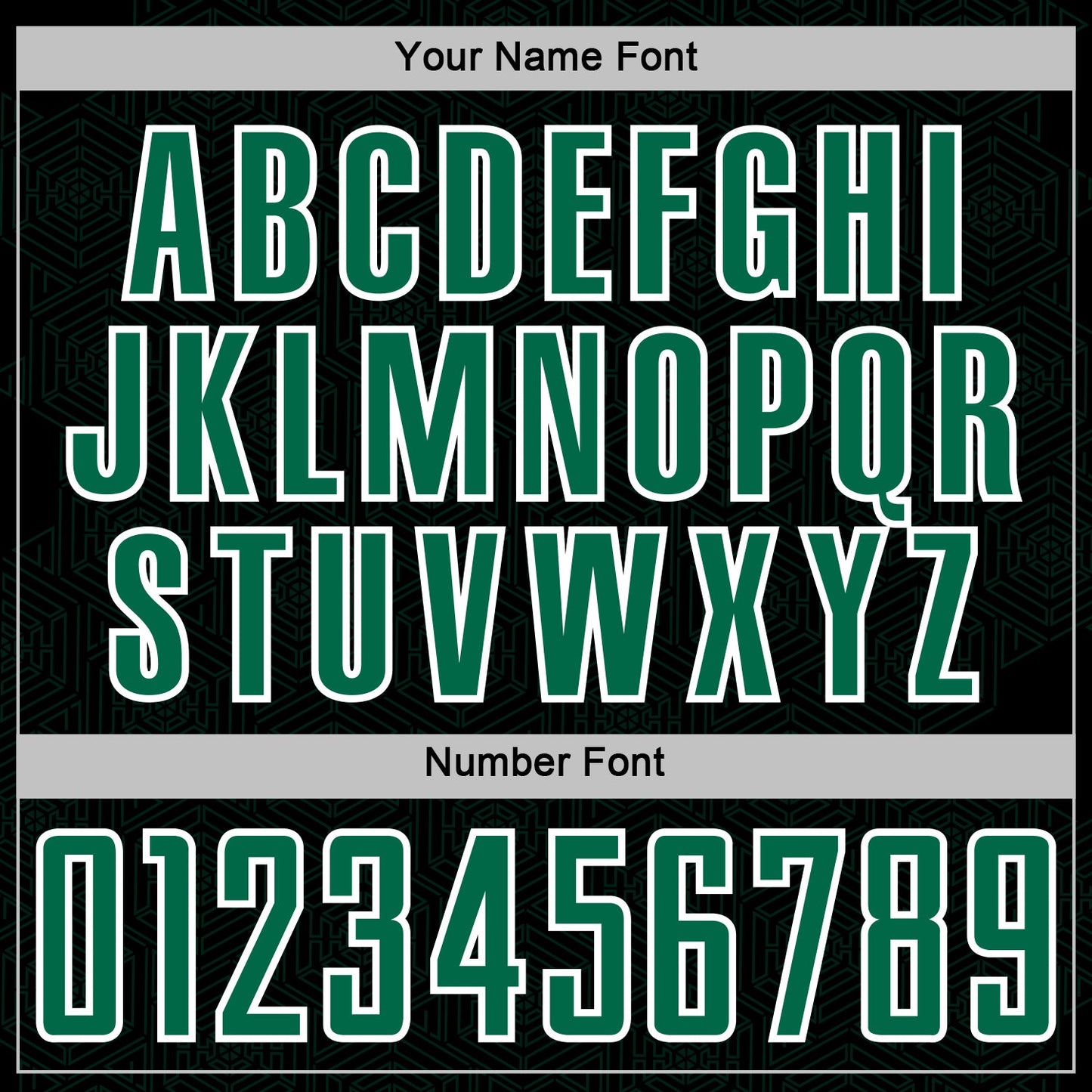 Custom Black Kelly Green-White Geometric Shape Sports Sublimation Soccer Uniform Jersey view 6