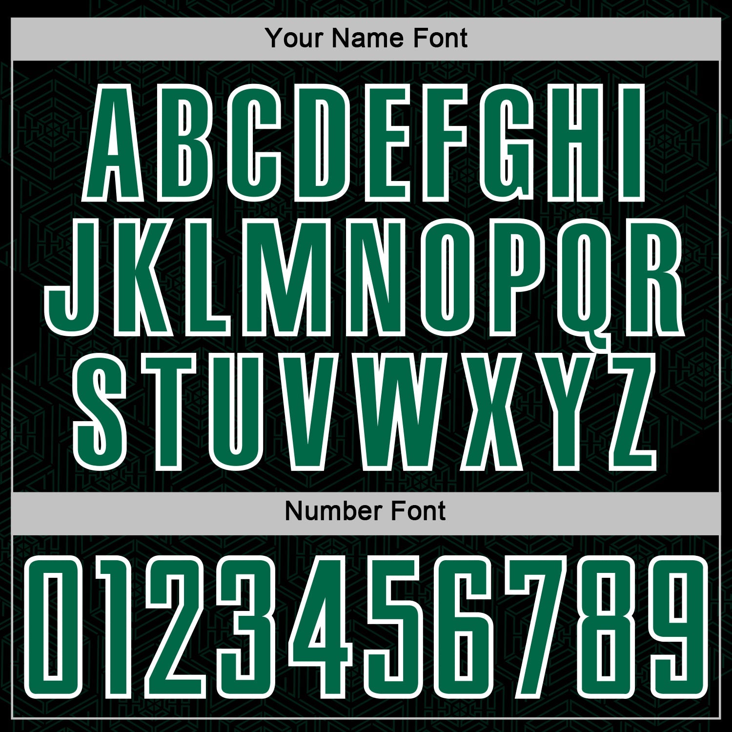 Custom Black Kelly Green-White Geometric Shape Sports Sublimation Soccer Uniform Jersey view 6