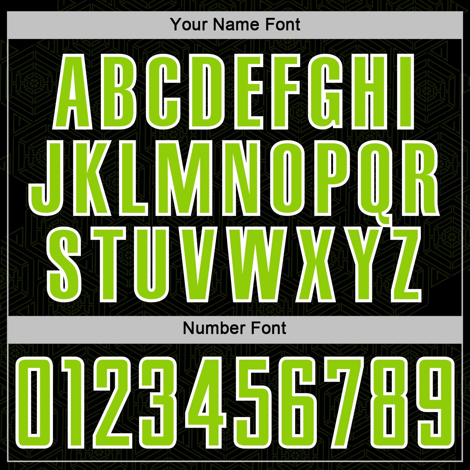 Custom Black Neon Green-White Geometric Shape Sports Sublimation Soccer Uniform Jersey view 6