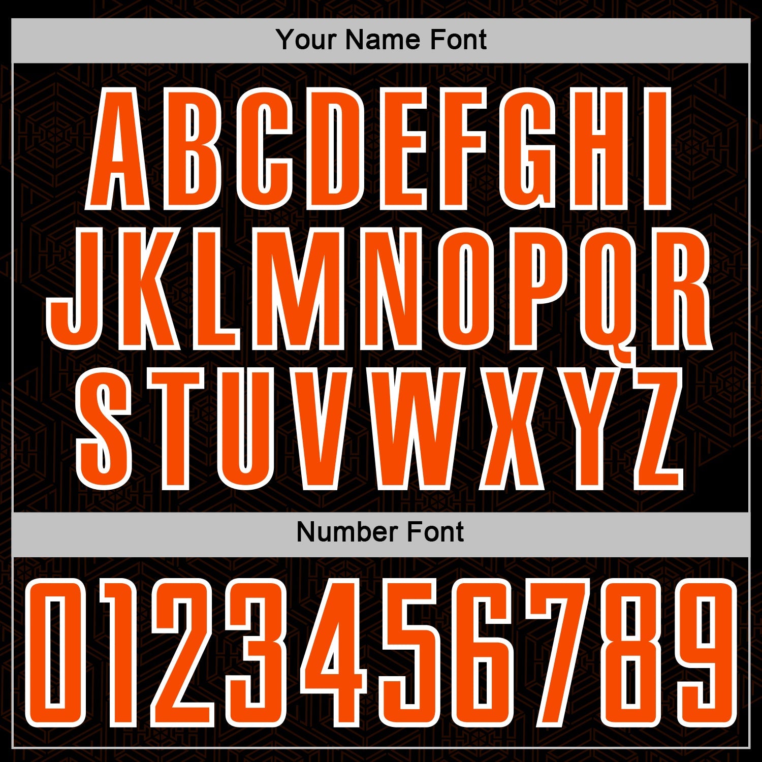Custom Black Orange-White Geometric Shape Sports Sublimation Soccer Uniform Jersey view 6