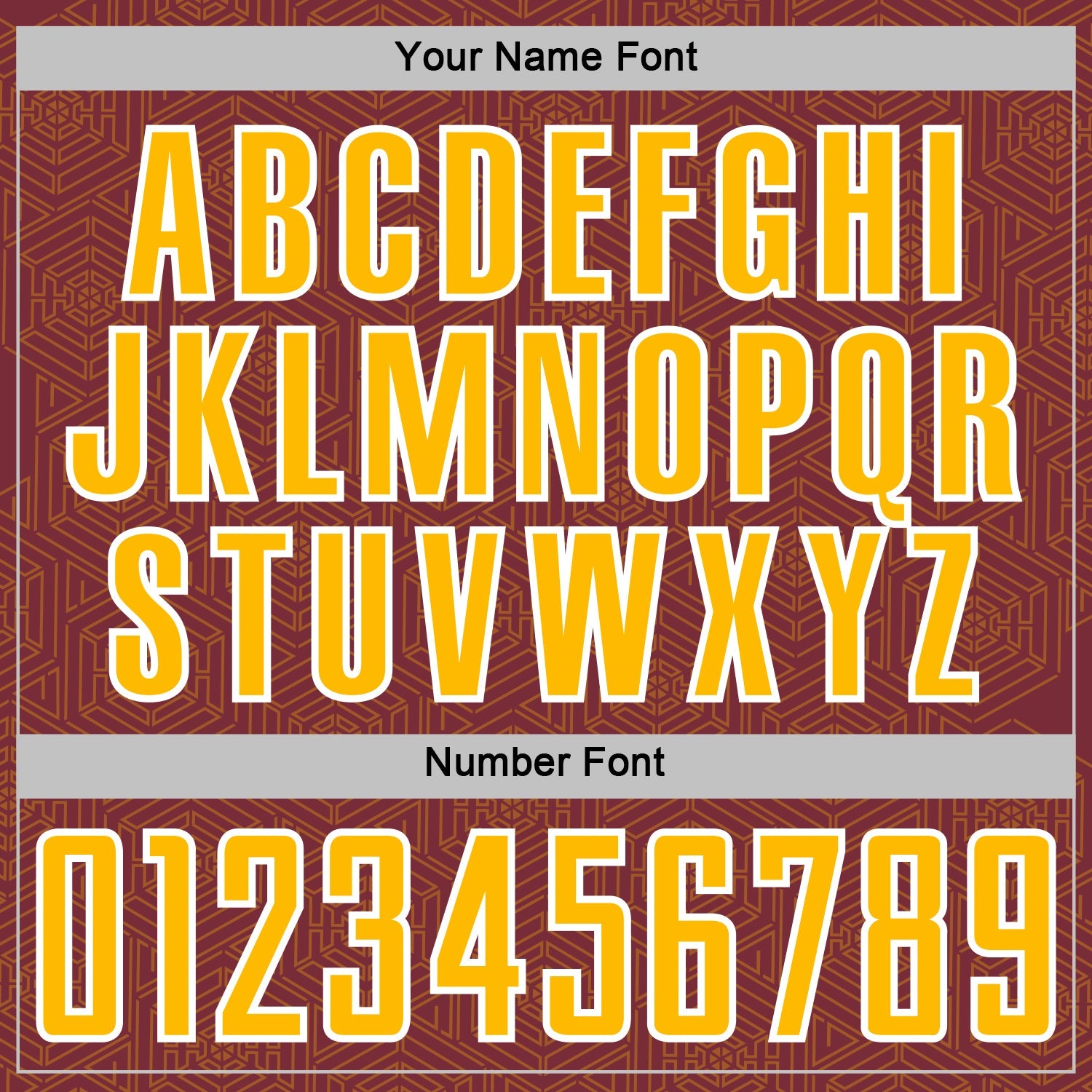 Custom Burgundy Gold-White Geometric Shape Sports Sublimation Soccer Uniform Jersey view 6