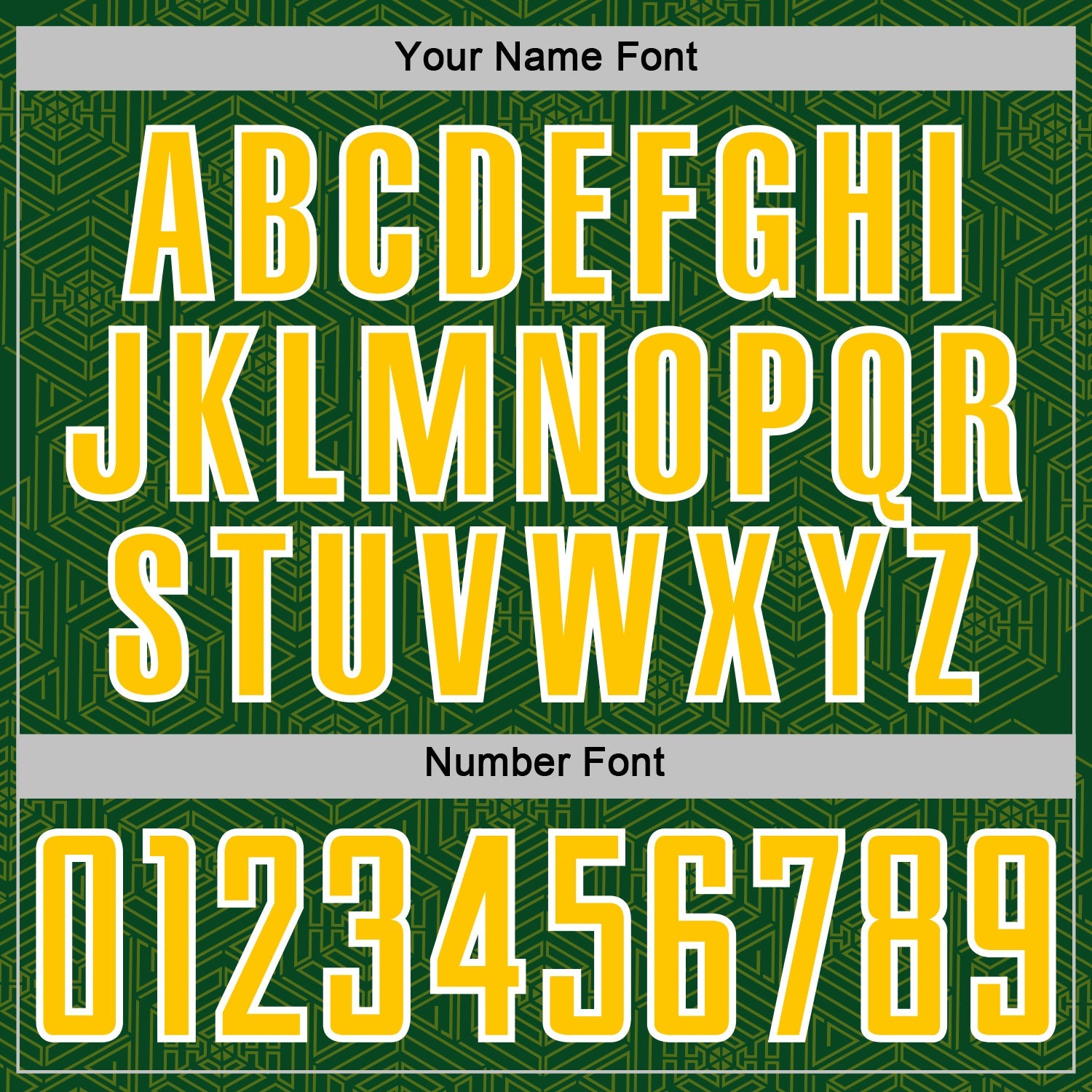 Custom Green Yellow-White Geometric Shape Sports Sublimation Soccer Uniform Jersey view 6
