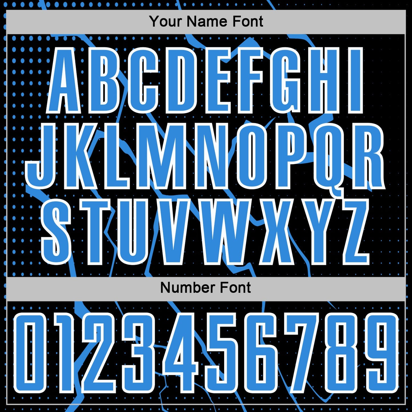 Custom Black Powder Blue-White Lightning Sports Sublimation Soccer Uniform Jersey view 6