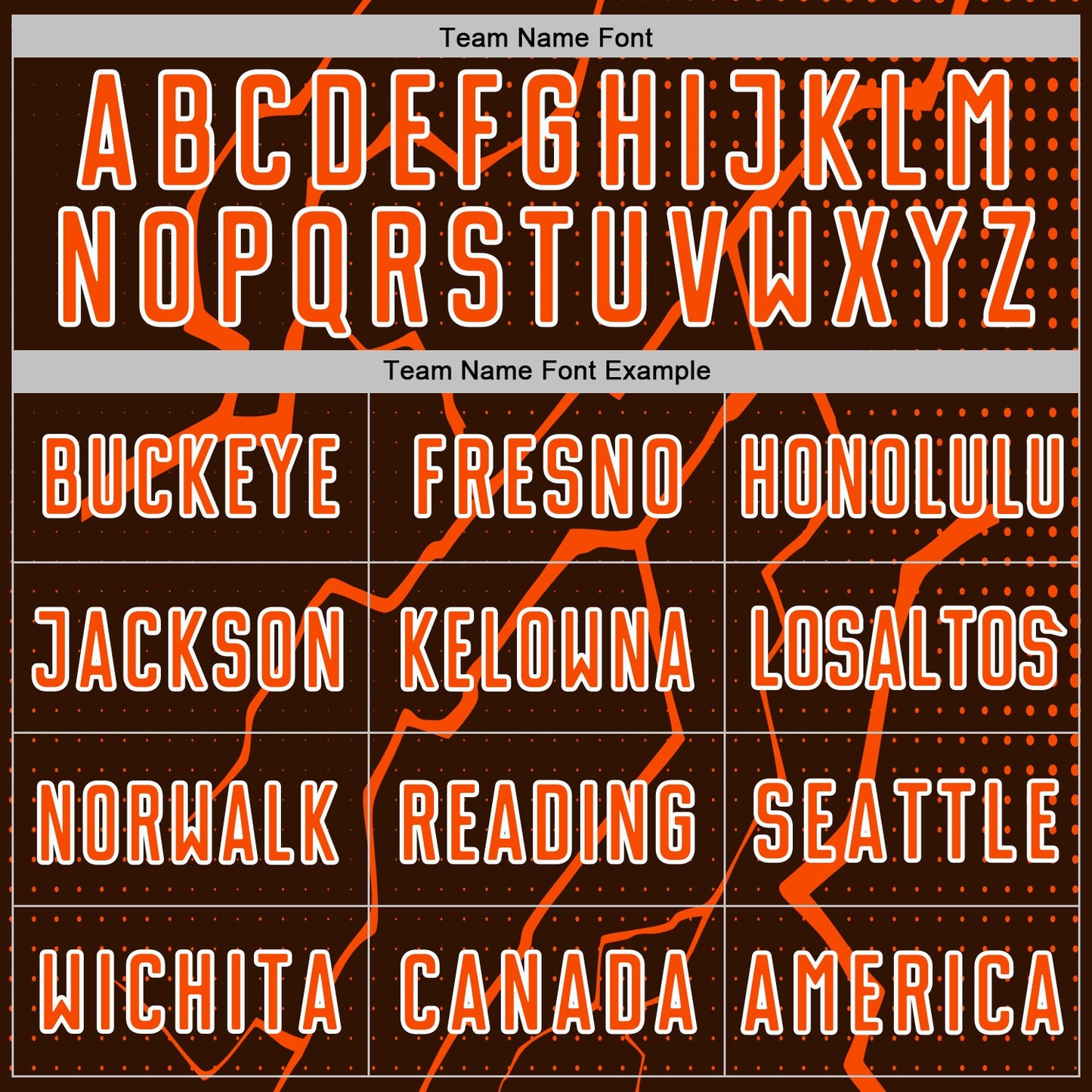 Custom Brown Orange-White Lightning Sports Sublimation Soccer Uniform Jersey view 5