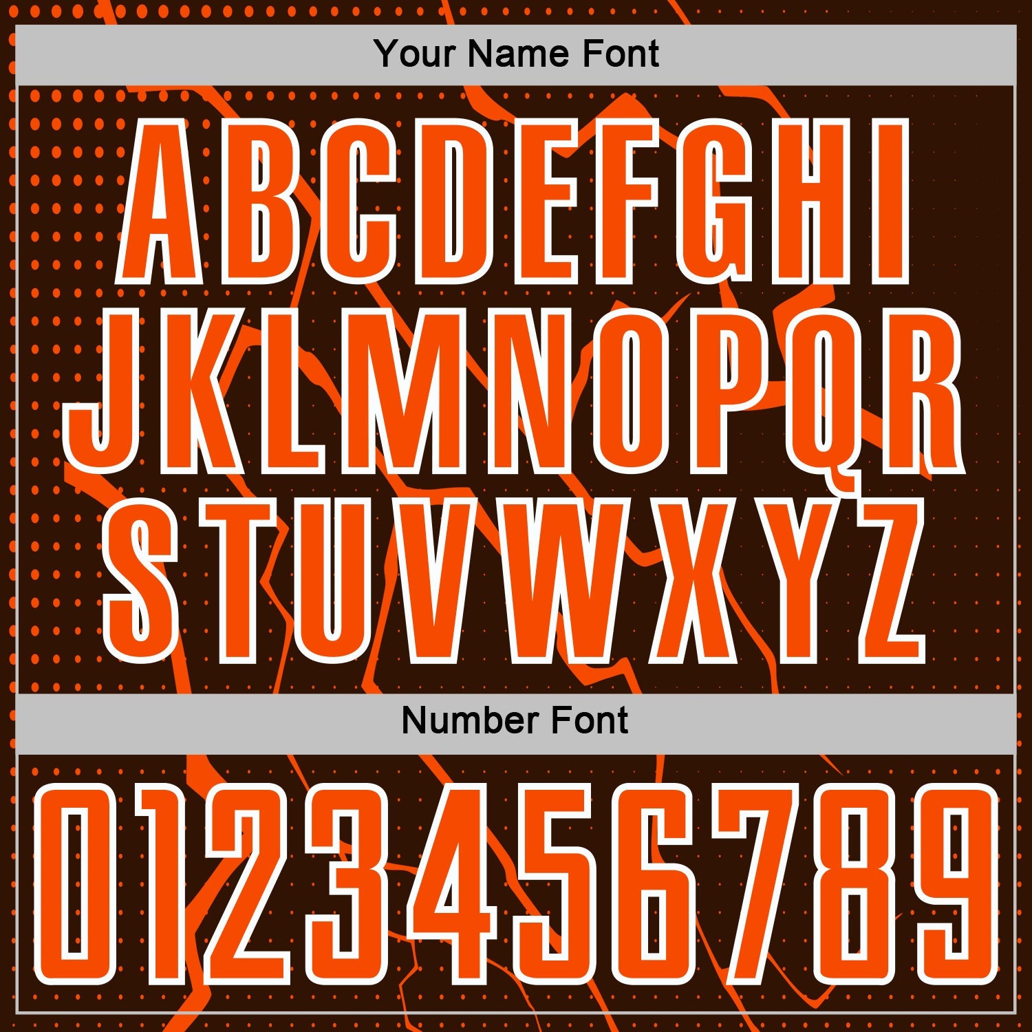 Custom Brown Orange-White Lightning Sports Sublimation Soccer Uniform Jersey view 6