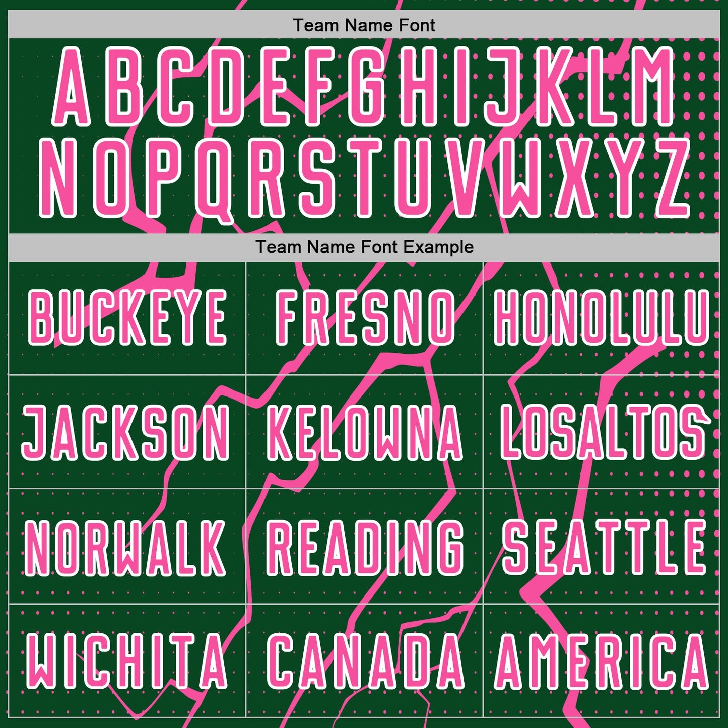 Custom Green Pink-White Lightning Sports Sublimation Soccer Uniform Jersey view 5