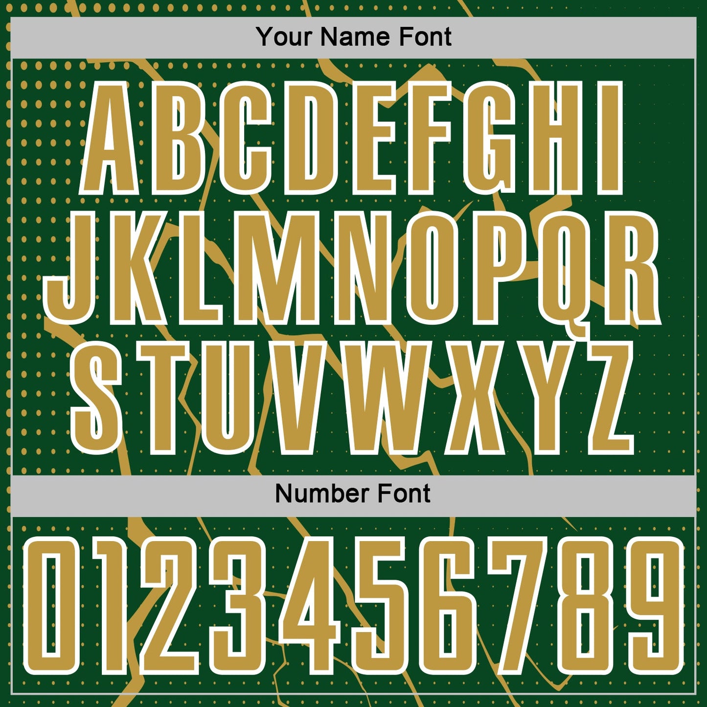 Custom Green Old Gold-White Lightning Sports Sublimation Soccer Uniform Jersey view 6