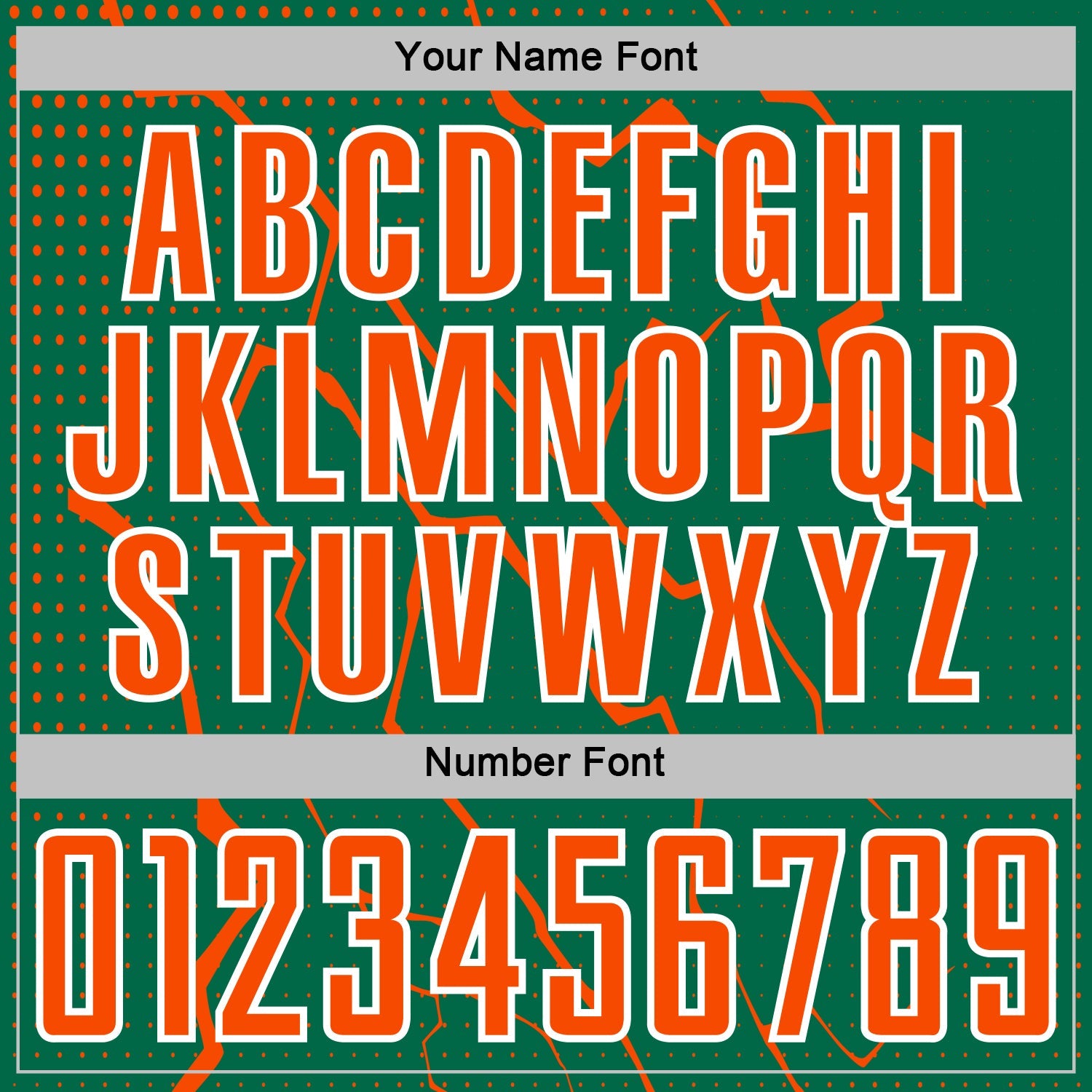 Custom Kelly Green Orange-White Lightning Sports Sublimation Soccer Uniform Jersey view 6