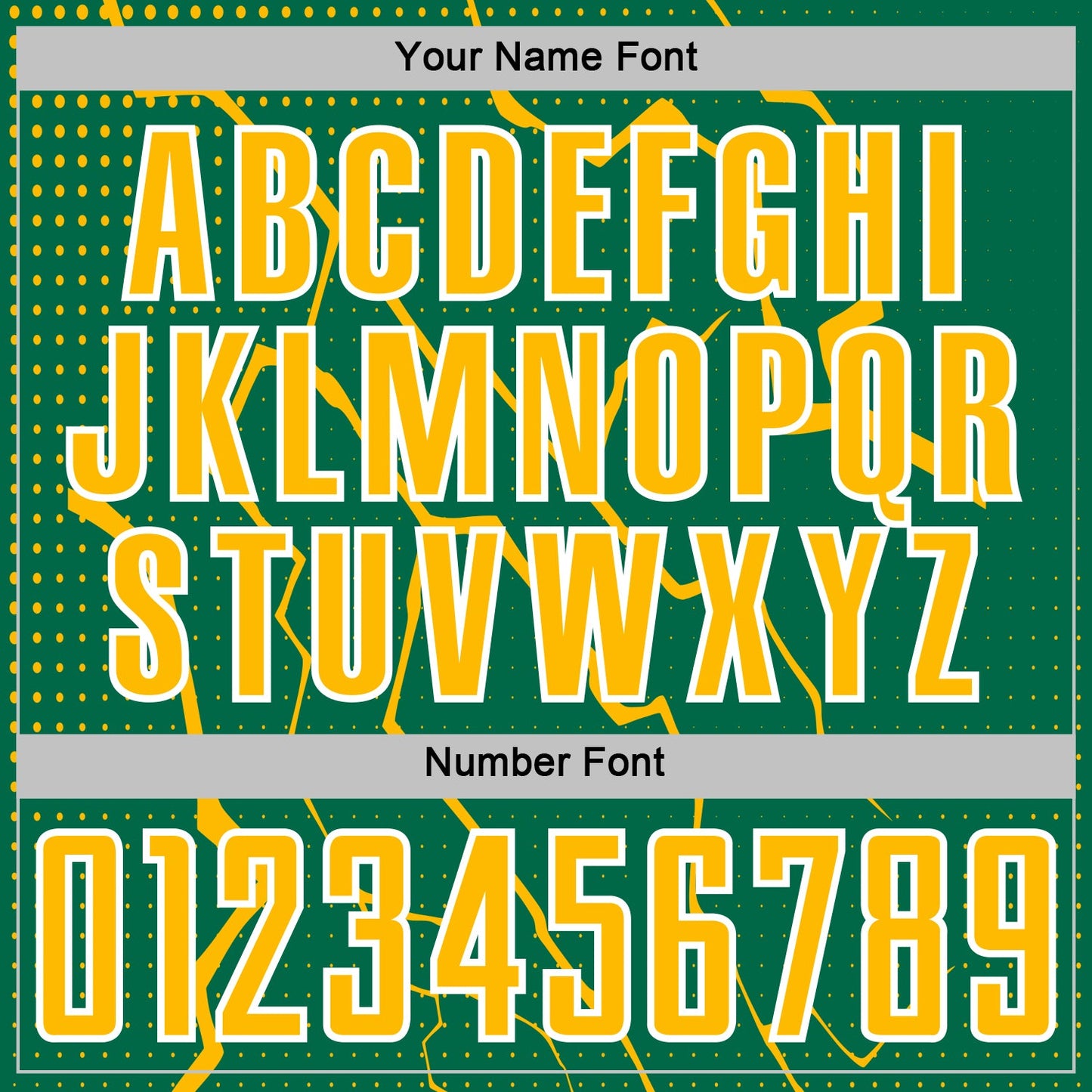 Custom Kelly Green Gold-White Lightning Sports Sublimation Soccer Uniform Jersey view 6