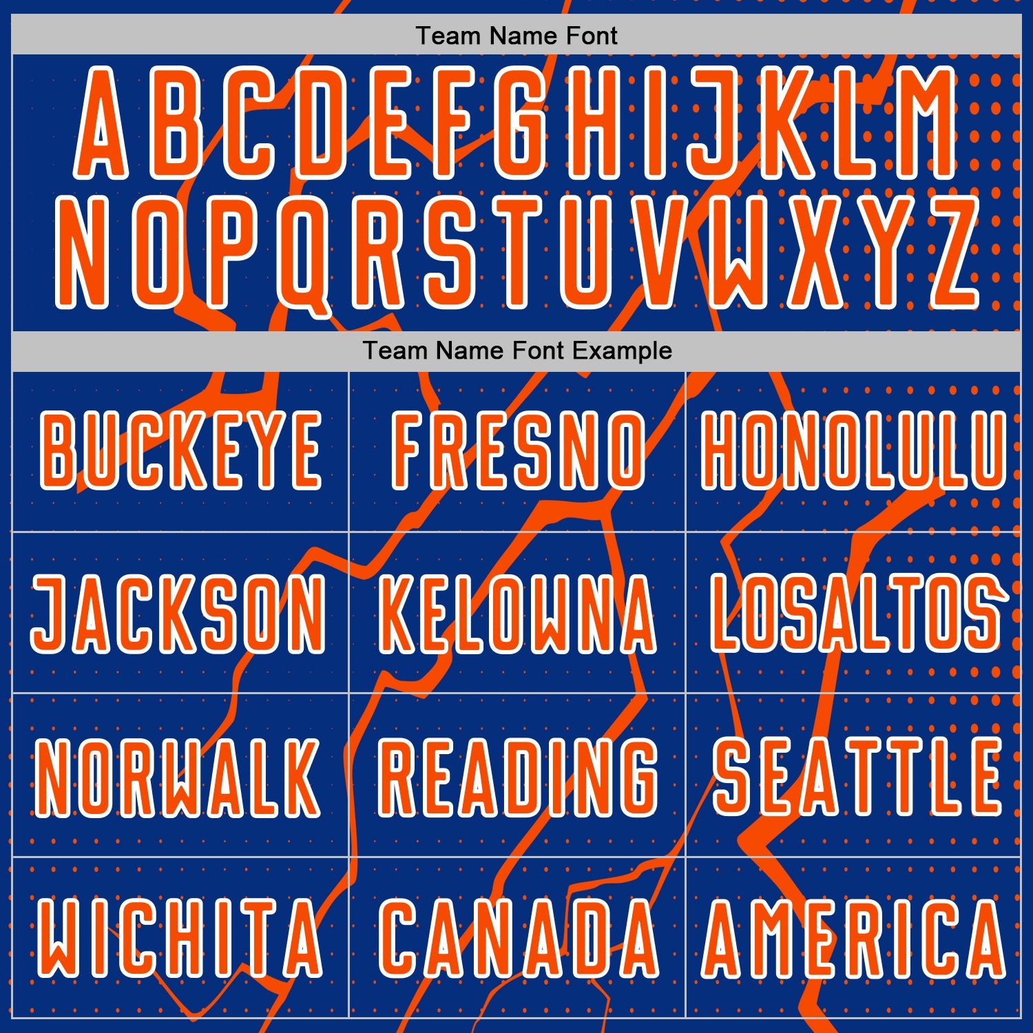 Custom Royal Orange-White Lightning Sports Sublimation Soccer Uniform Jersey view 5