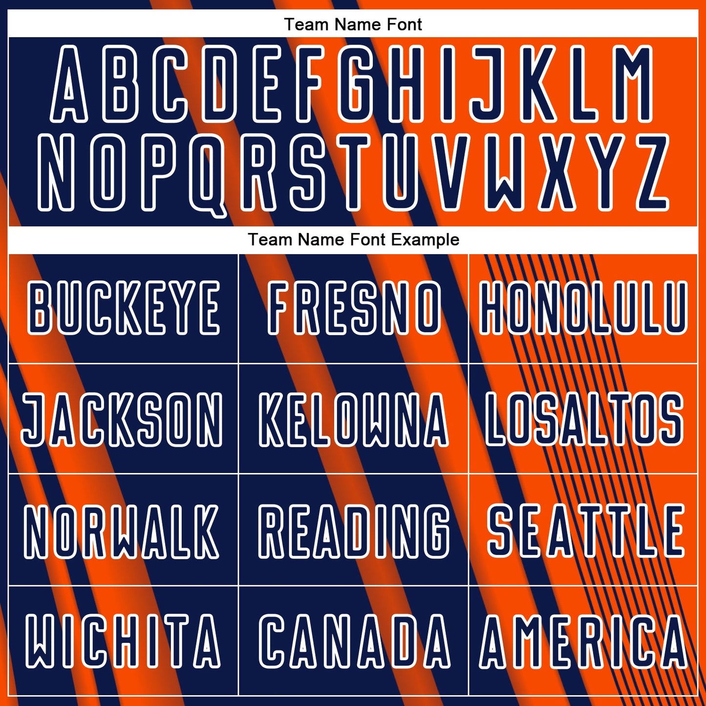 Custom Orange Navy-White Lines Sports Sublimation Soccer Uniform Jersey view 5