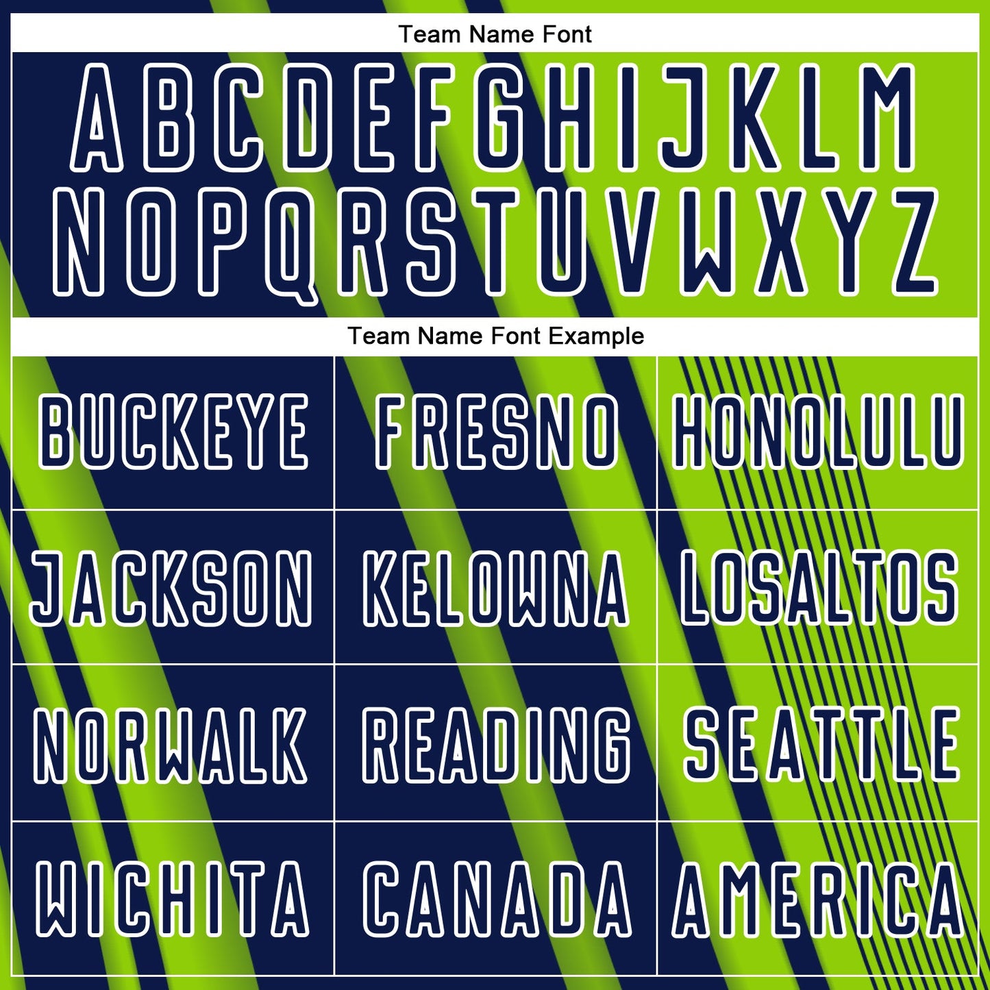 Custom Neon Green Navy-White Lines Sports Sublimation Soccer Uniform Jersey view 5