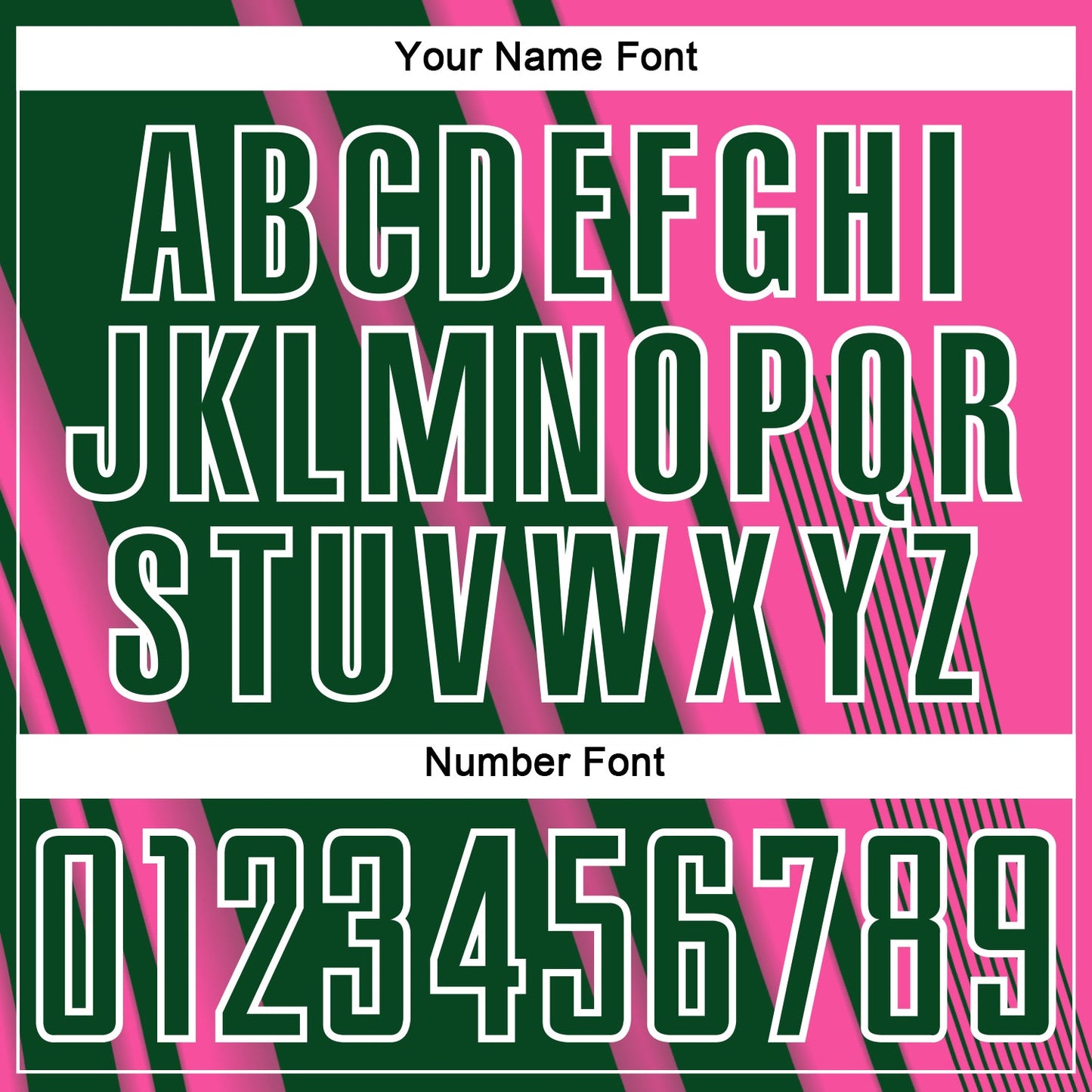 Custom Pink Green-White Lines Sports Sublimation Soccer Uniform Jersey view 6