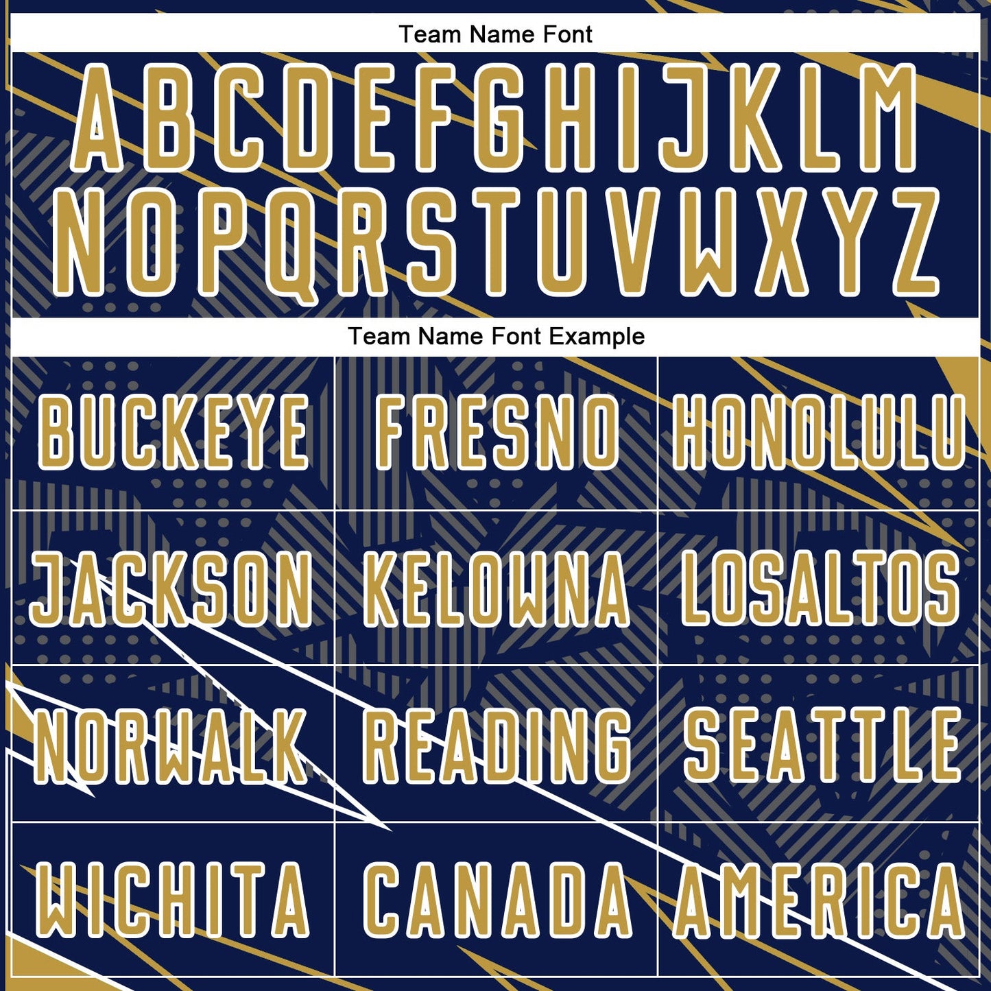 Custom Navy Old Gold-White Lines Sports Sublimation Soccer Uniform Jersey view 5