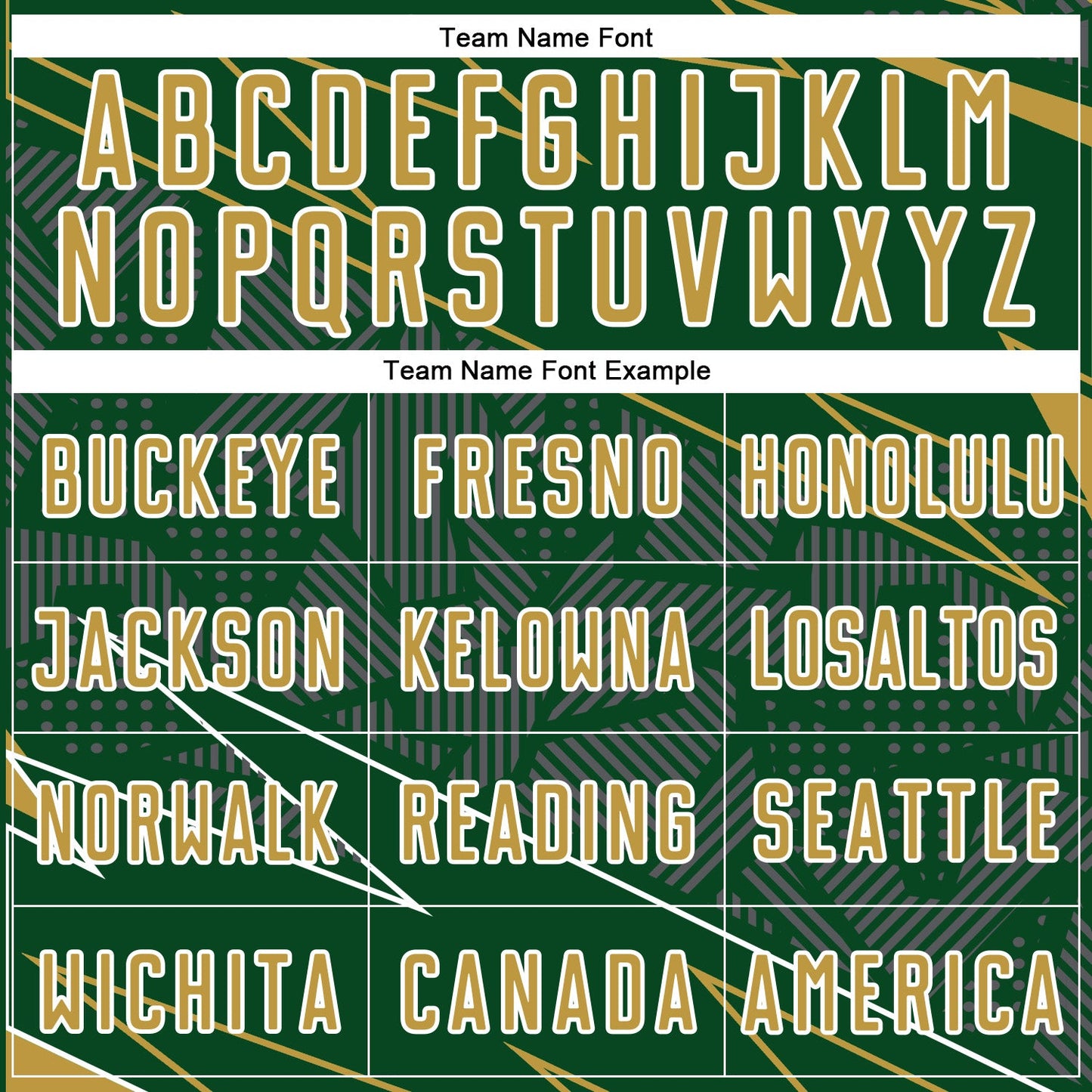 Custom Green Old Gold-White Lines Sports Sublimation Soccer Uniform Jersey view 5