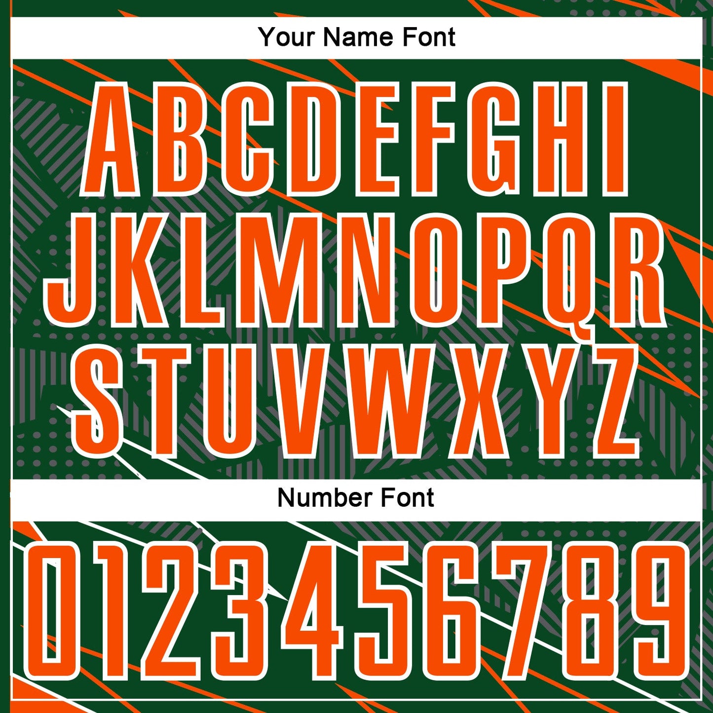 Custom Green Orange-White Lines Sports Sublimation Soccer Uniform Jersey view 6