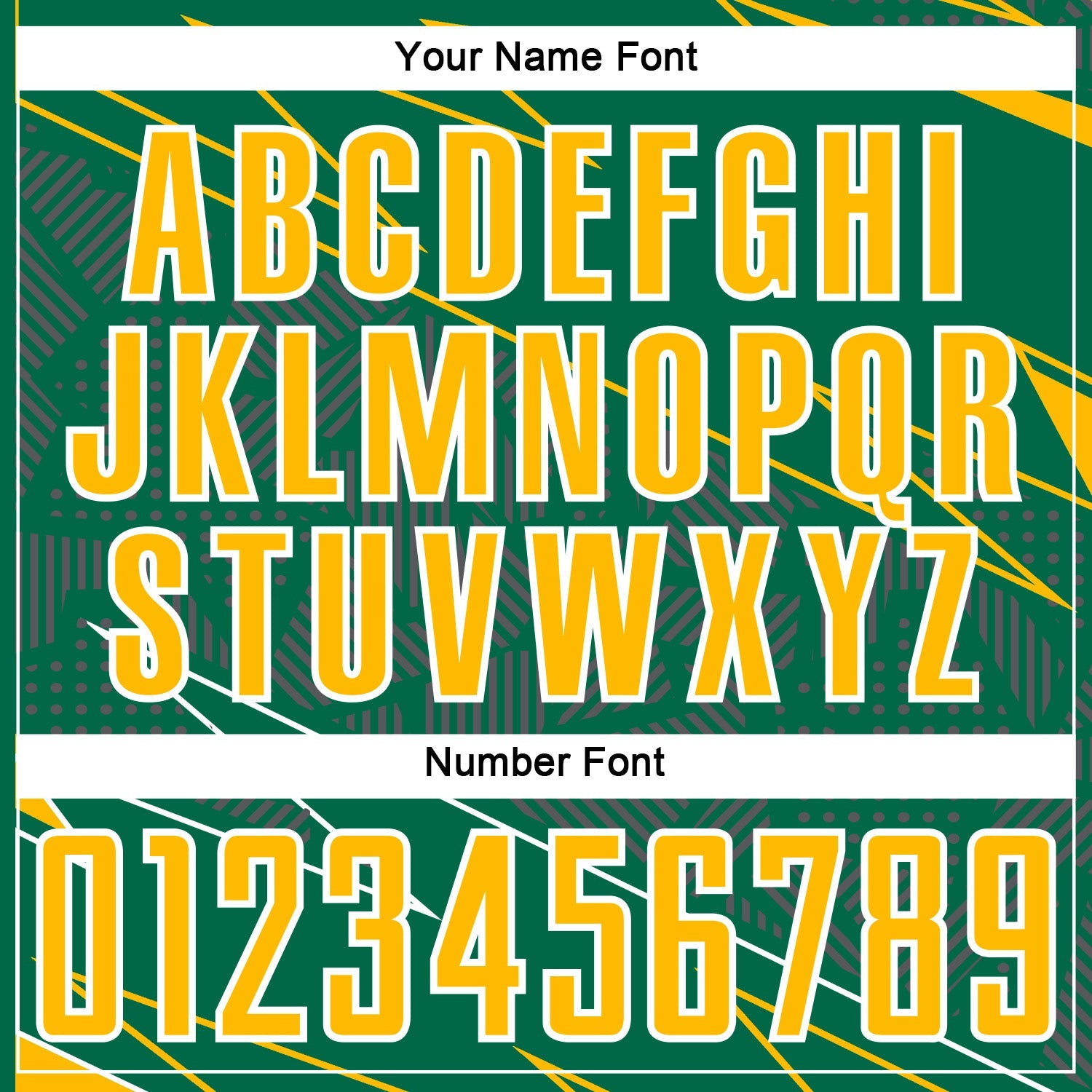 Custom Kelly Green Gold-White Lines Sports Sublimation Soccer Uniform Jersey view 6