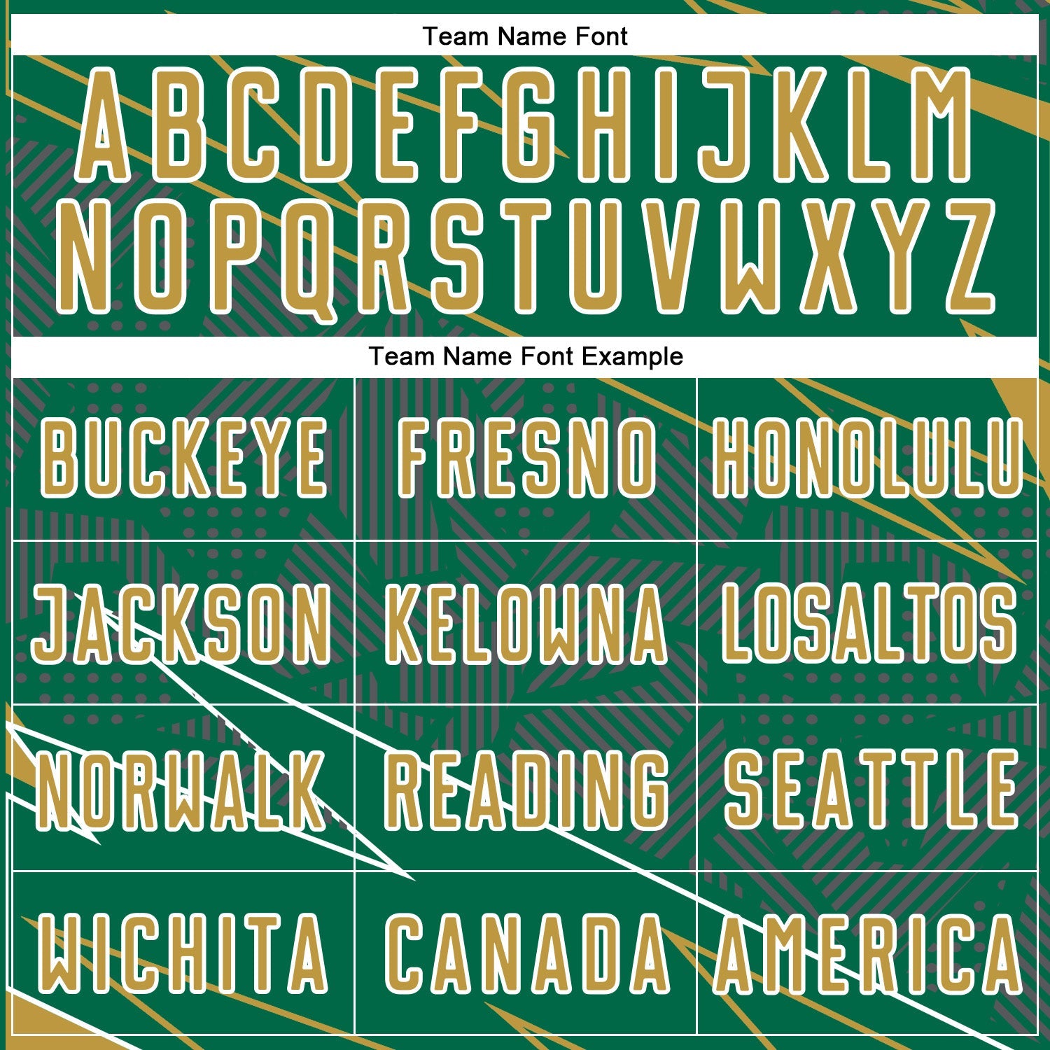 Custom Kelly Green Old Gold-White Lines Sports Sublimation Soccer Uniform Jersey view 5