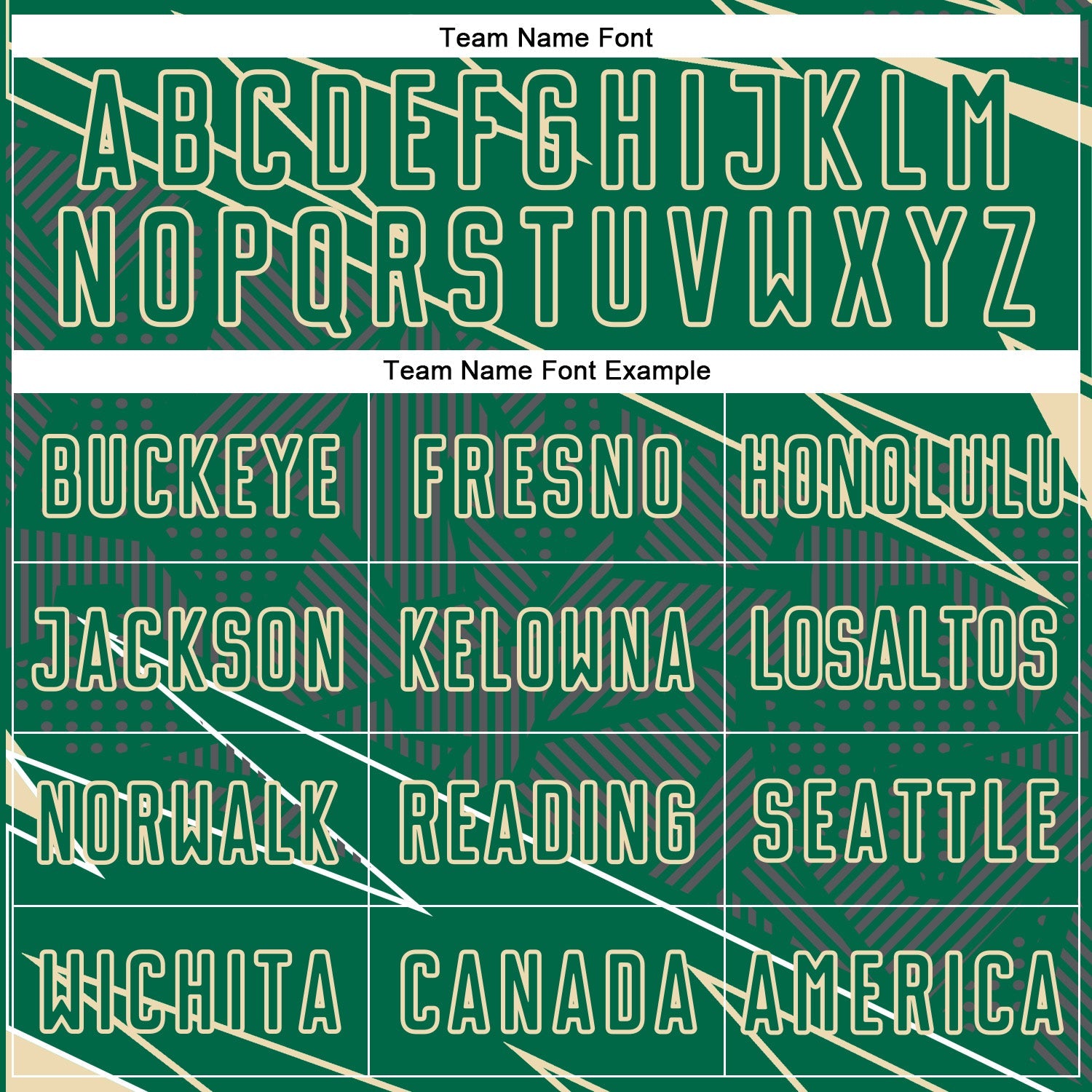 Custom Kelly Green Cream Lines Sports Sublimation Soccer Uniform Jersey view 5