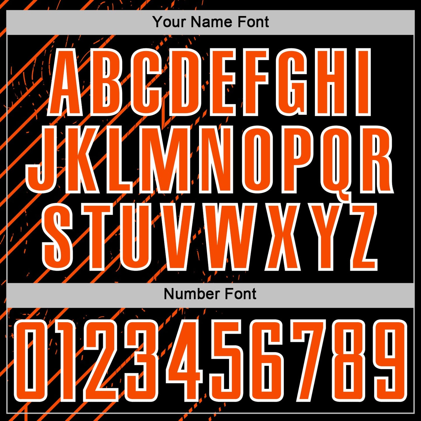 Custom Black Orange-White Lines Sports Sublimation Soccer Uniform Jersey view 6