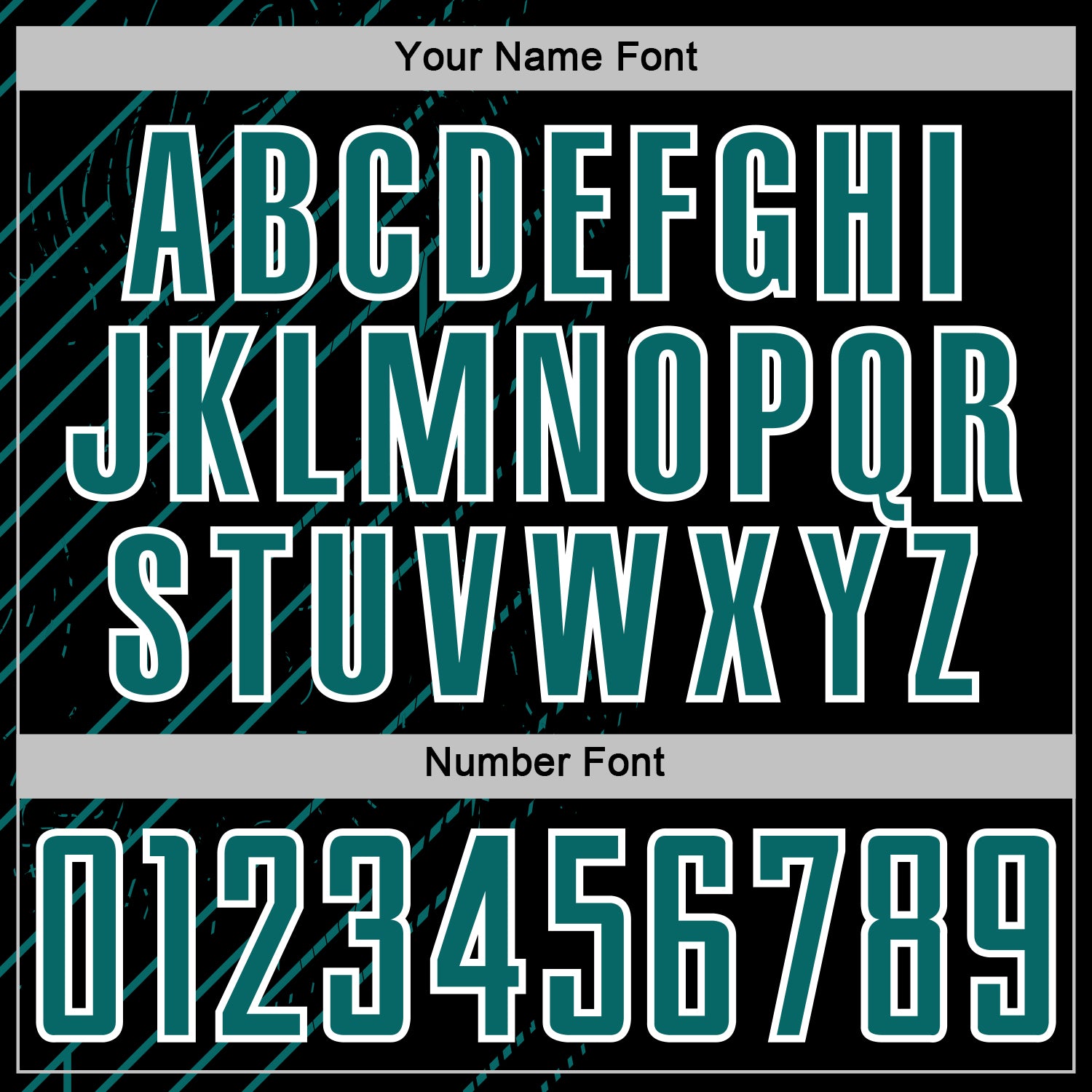 Custom Black Teal-White Lines Sports Sublimation Soccer Uniform Jersey view 6