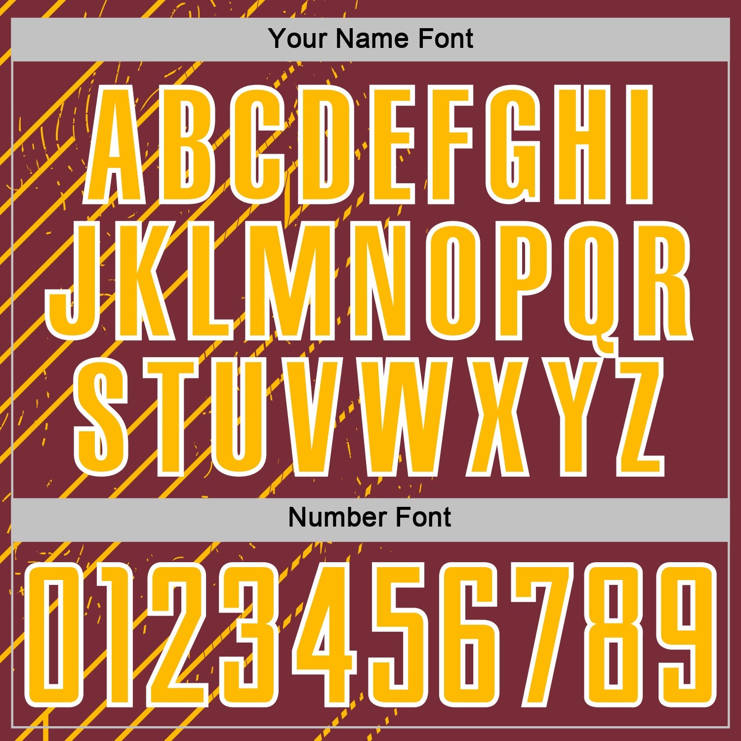 Custom Burgundy Gold-White Lines Sports Sublimation Soccer Uniform Jersey view 6