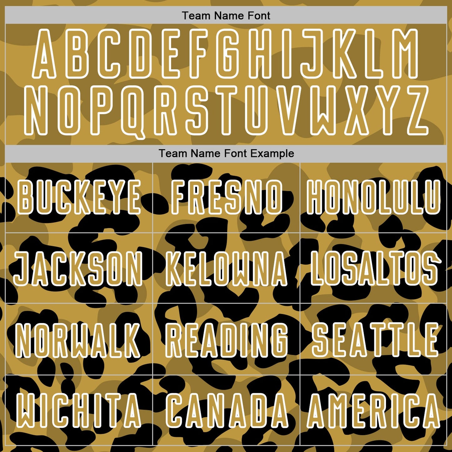 Custom Black Old Gold-White Animal Leopard Print Sports Sublimation Soccer Uniform Jersey view 5