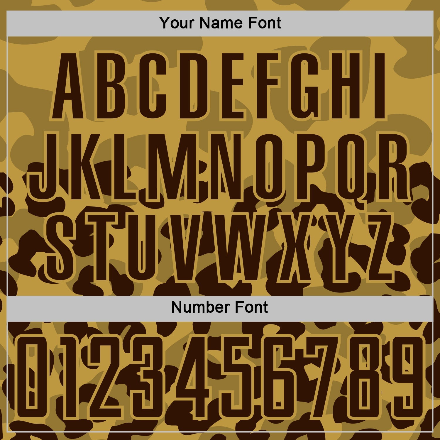 Custom Brown Old Gold Animal Leopard Print Sports Sublimation Soccer Uniform Jersey view 6
