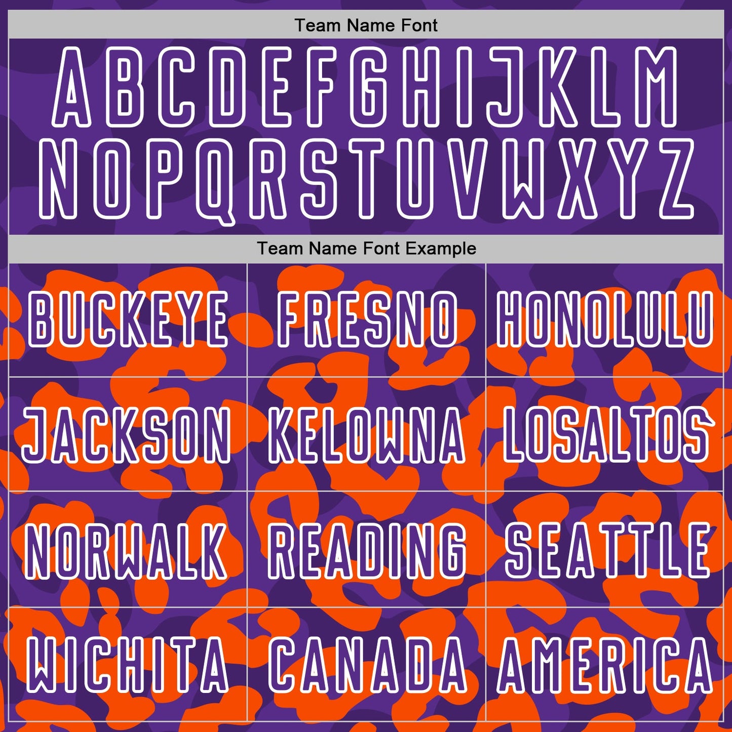 Custom Orange Purple-White Animal Leopard Print Sports Sublimation Soccer Uniform Jersey view 5