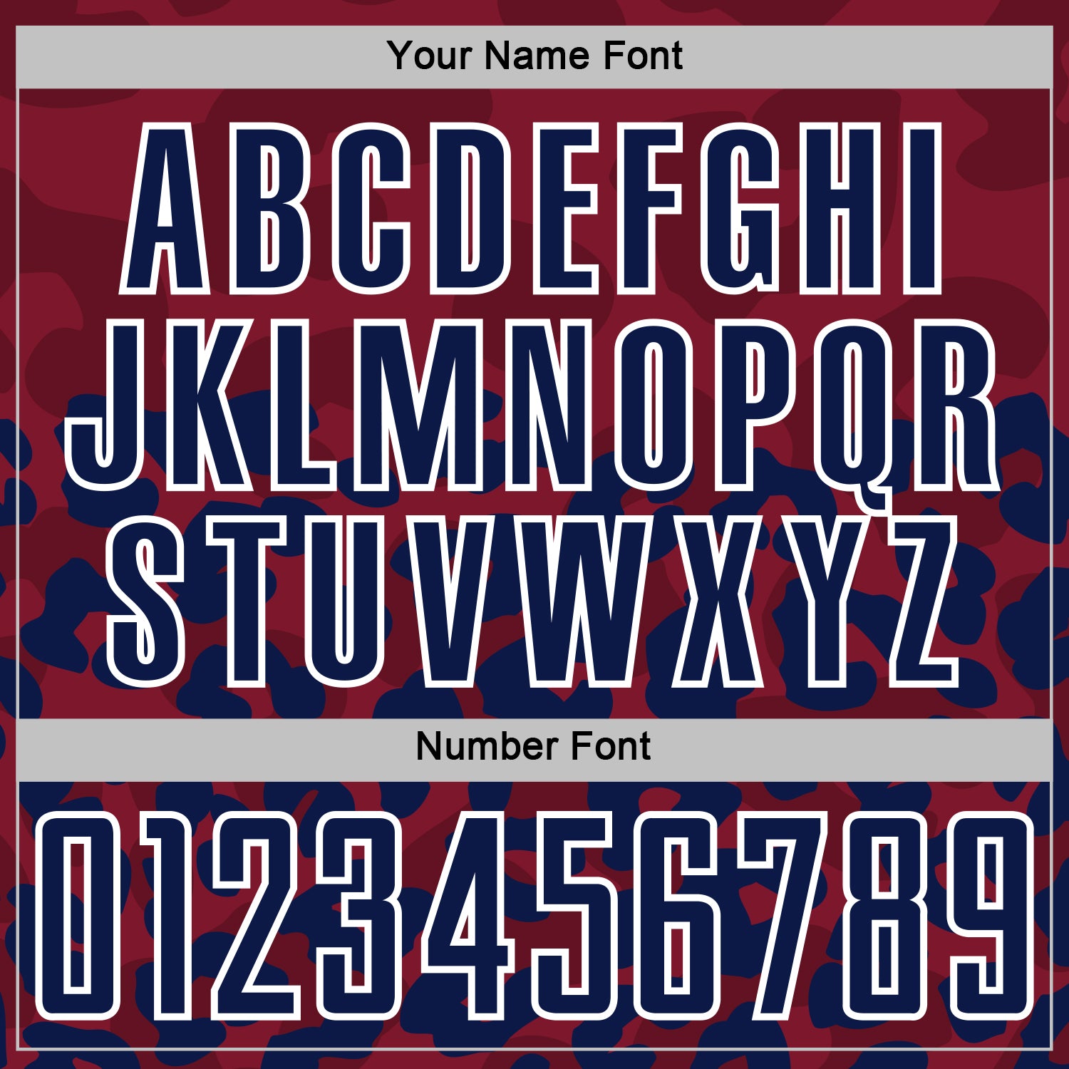 Custom Navy Crimson-White Animal Leopard Print Sports Sublimation Soccer Uniform Jersey view 6