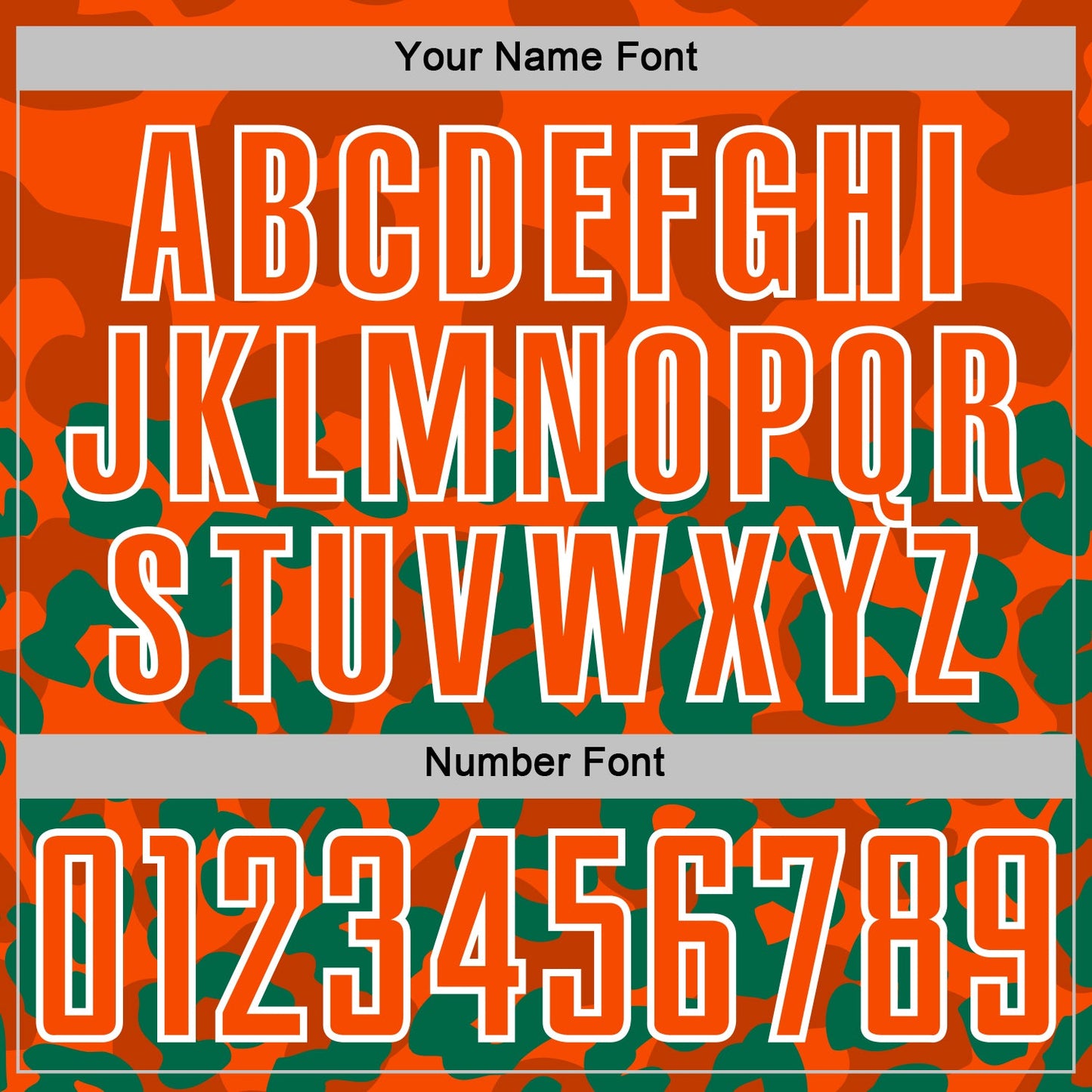 Custom Kelly Green Orange-White Animal Leopard Print Sports Sublimation Soccer Uniform Jersey view 6