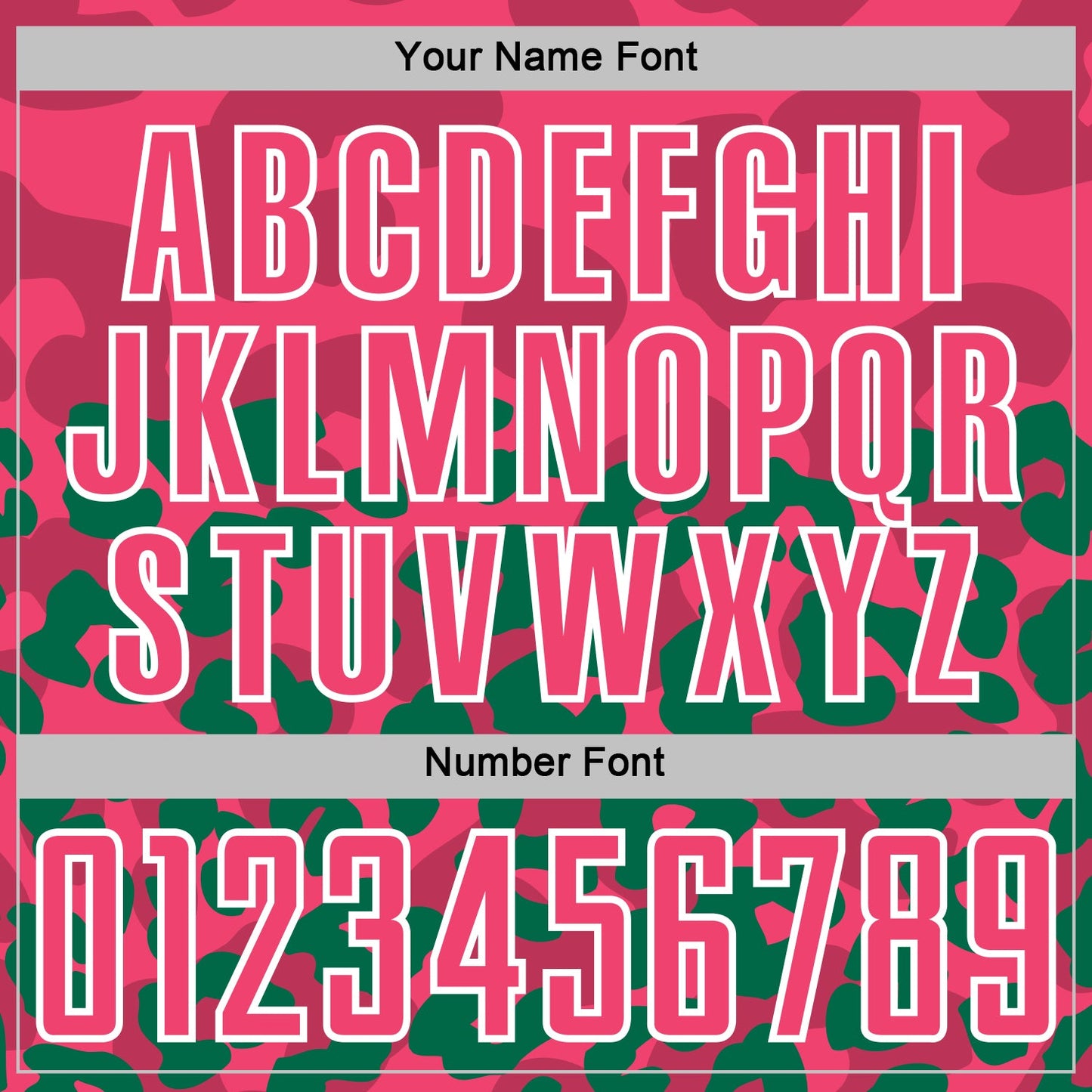 Custom Kelly Green Neon Pink-White Animal Leopard Print Sports Sublimation Soccer Uniform Jersey view 6