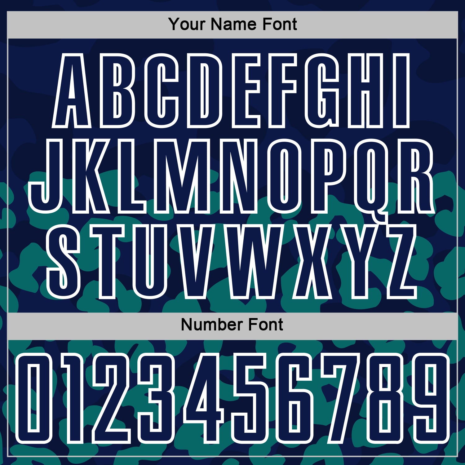 Custom Teal Navy-White Animal Leopard Print Sports Sublimation Soccer Uniform Jersey view 6