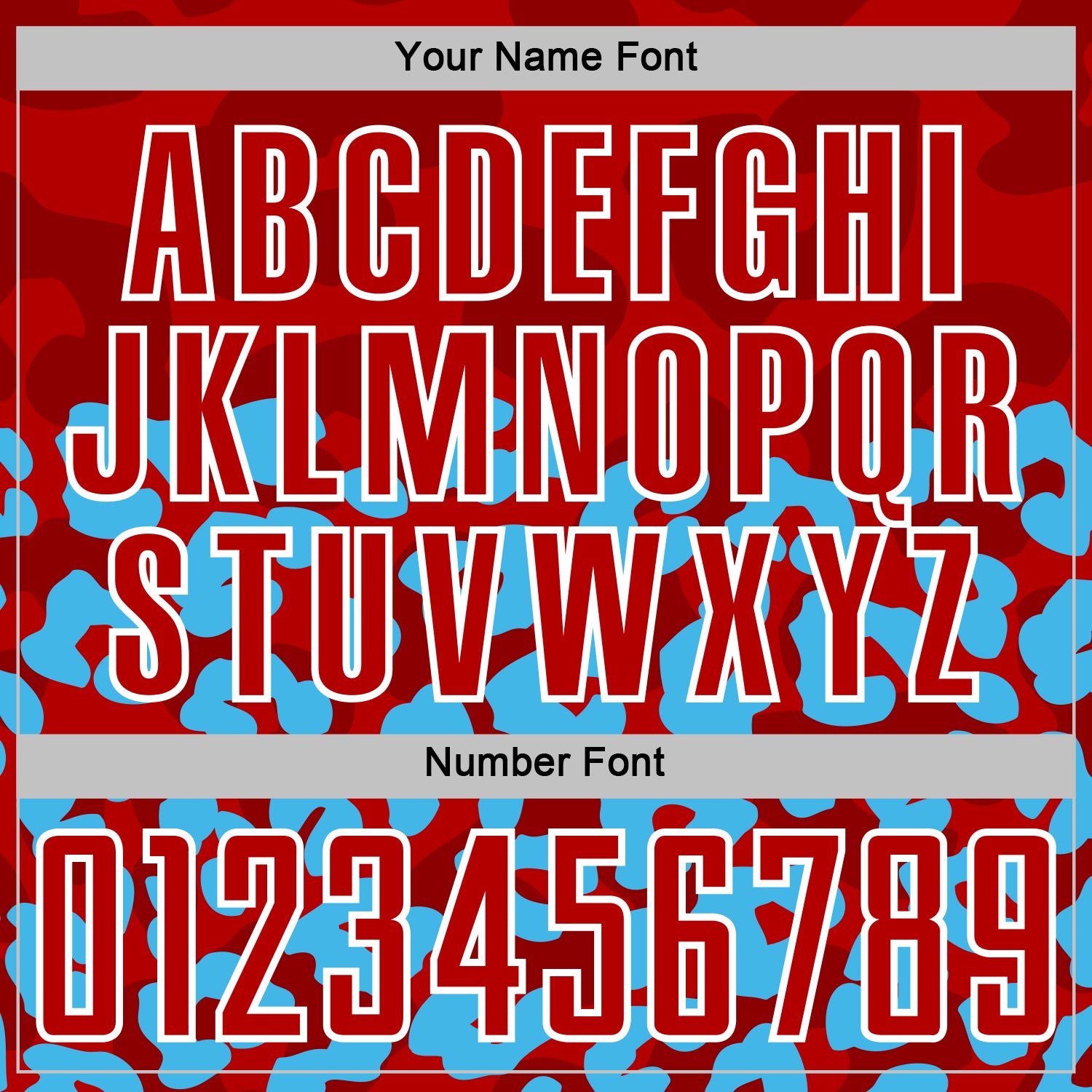 Custom Sky Blue Red-White Animal Leopard Print Sports Sublimation Soccer Uniform Jersey view 6