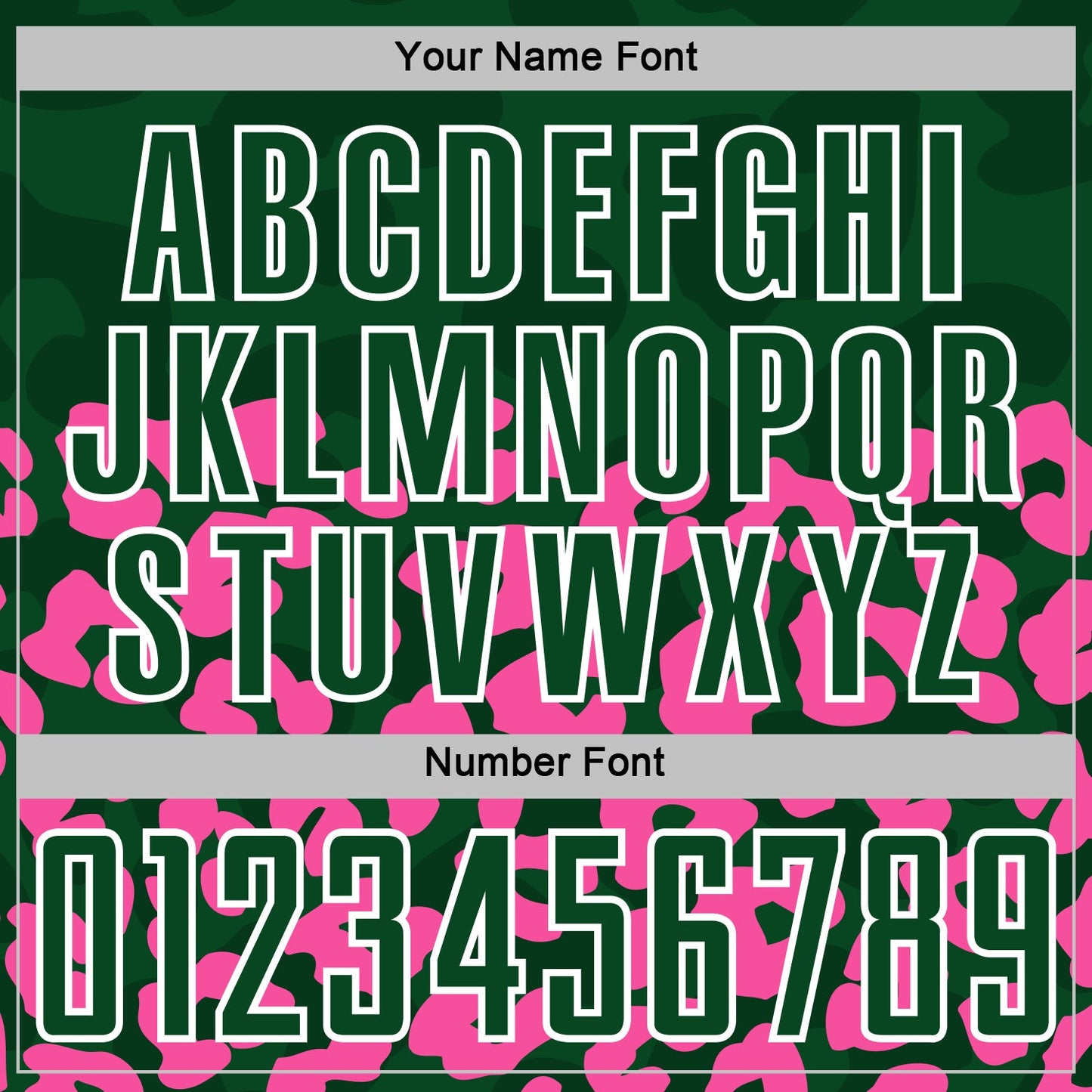 Custom Pink Green-White Animal Leopard Print Sports Sublimation Soccer Uniform Jersey view 6