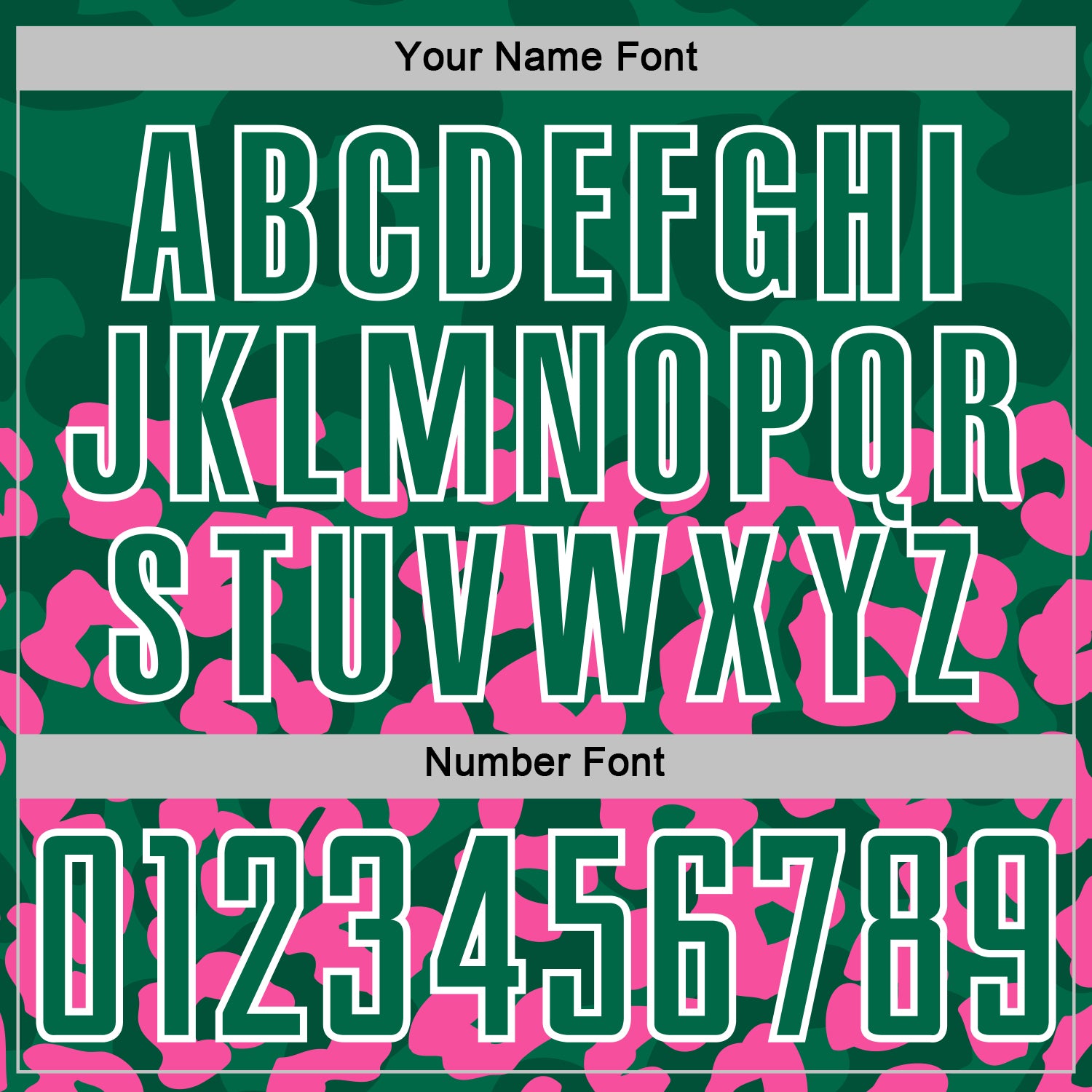 Custom Pink Kelly Green-White Animal Leopard Print Sports Sublimation Soccer Uniform Jersey view 6