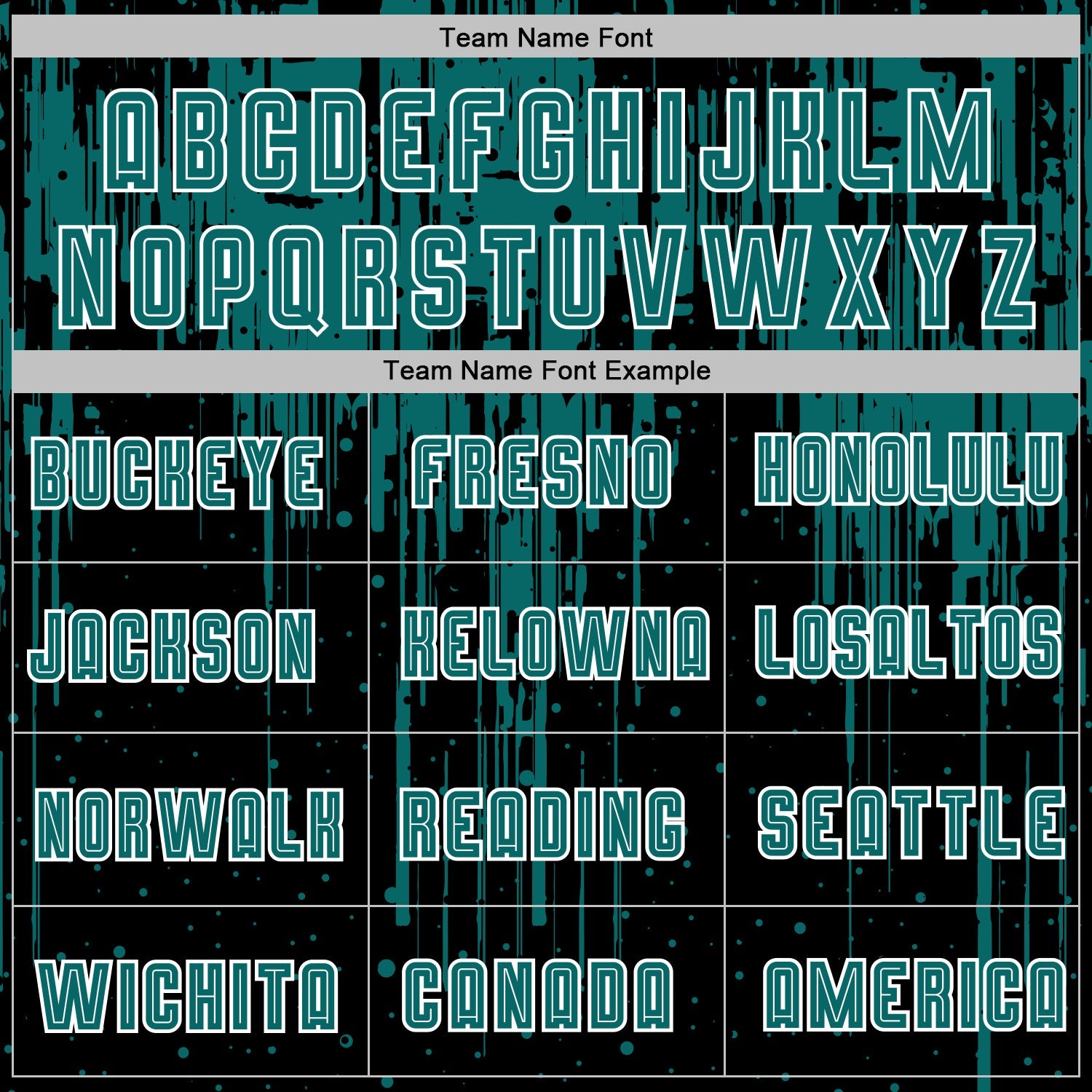 Custom Black Teal-White Dripping Splatte Pattern Sports Sublimation Soccer Uniform Jersey view 5