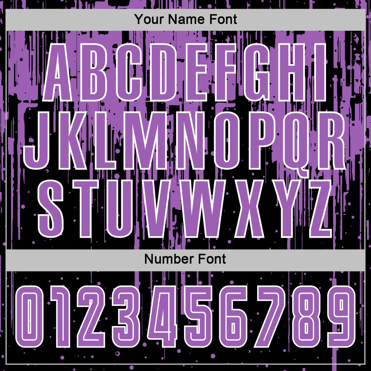 Custom Black Medium Purple-White Dripping Splatte Pattern Sports Sublimation Soccer Uniform Jersey view 6