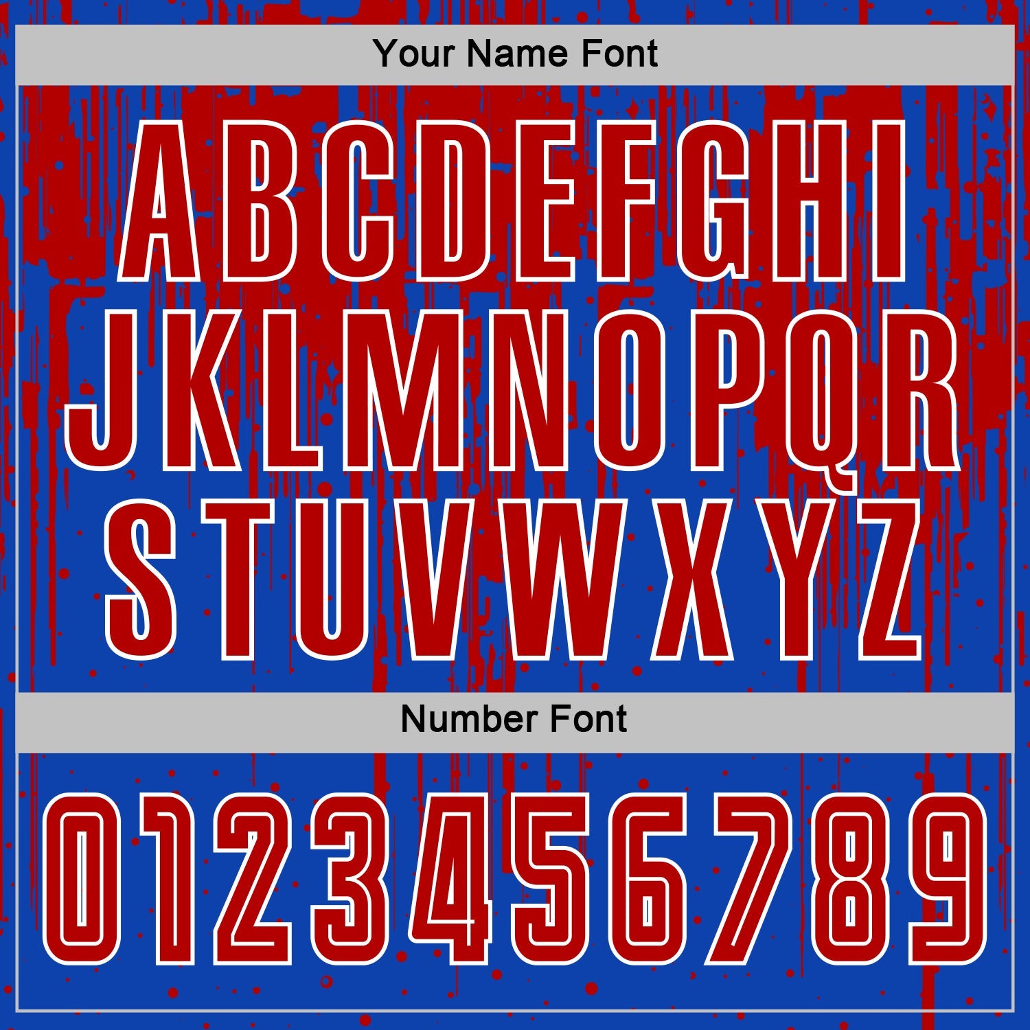 Custom Thunder Blue Red-White Dripping Splatte Pattern Sports Sublimation Soccer Uniform Jersey view 6