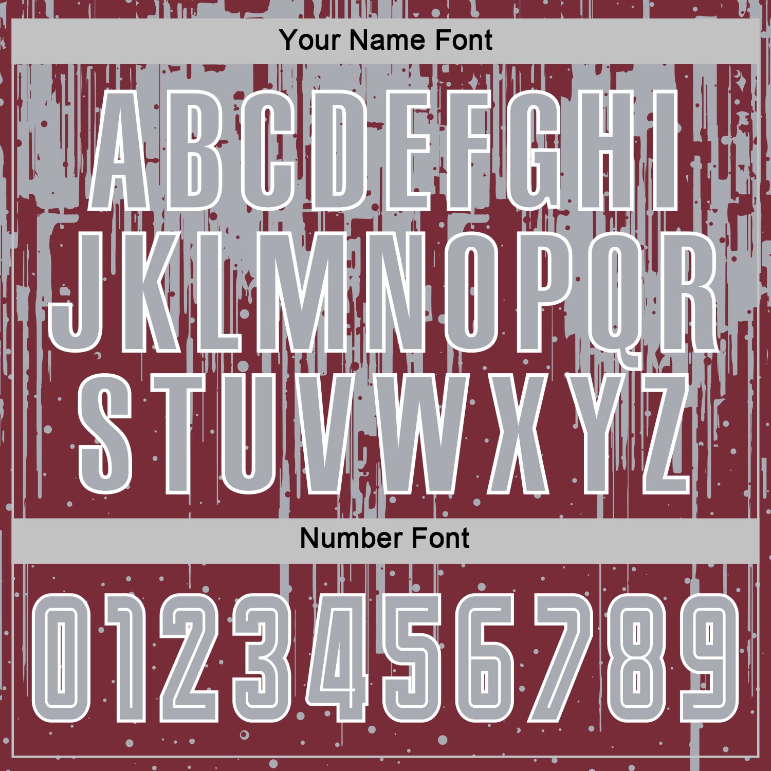 Custom Burgundy Gray-White Dripping Splatte Pattern Sports Sublimation Soccer Uniform Jersey view 6