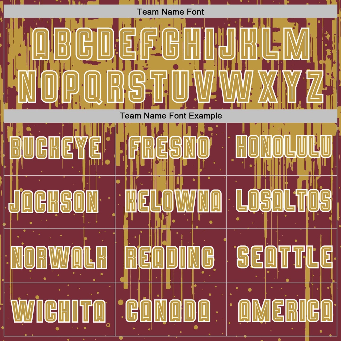 Custom Burgundy Old Gold-White Dripping Splatte Pattern Sports Sublimation Soccer Uniform Jersey view 5